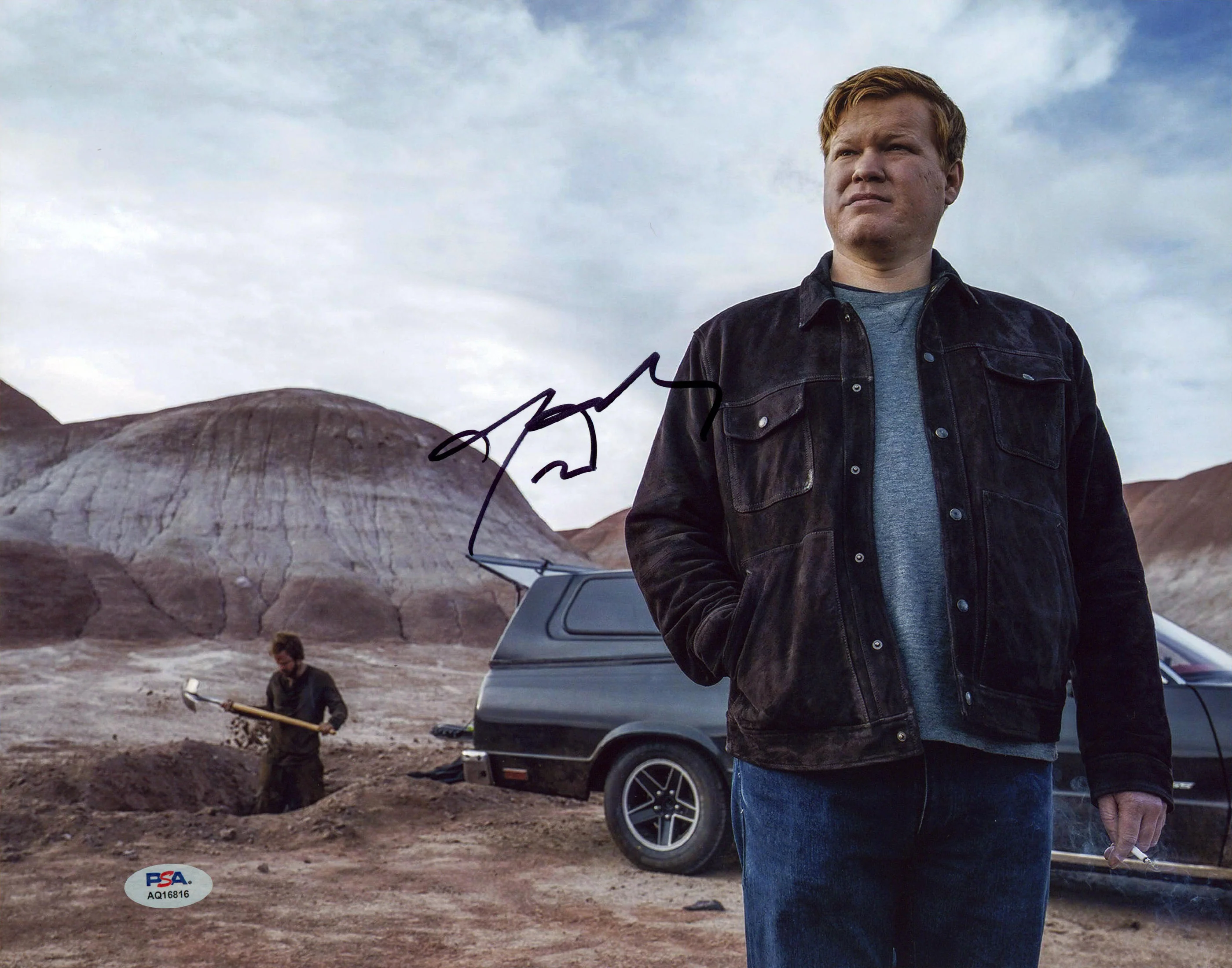 Jesse Plemons El Camino Authentic Signed Horizontal 11x14 Photo PSA #AQ16816 - Image 2