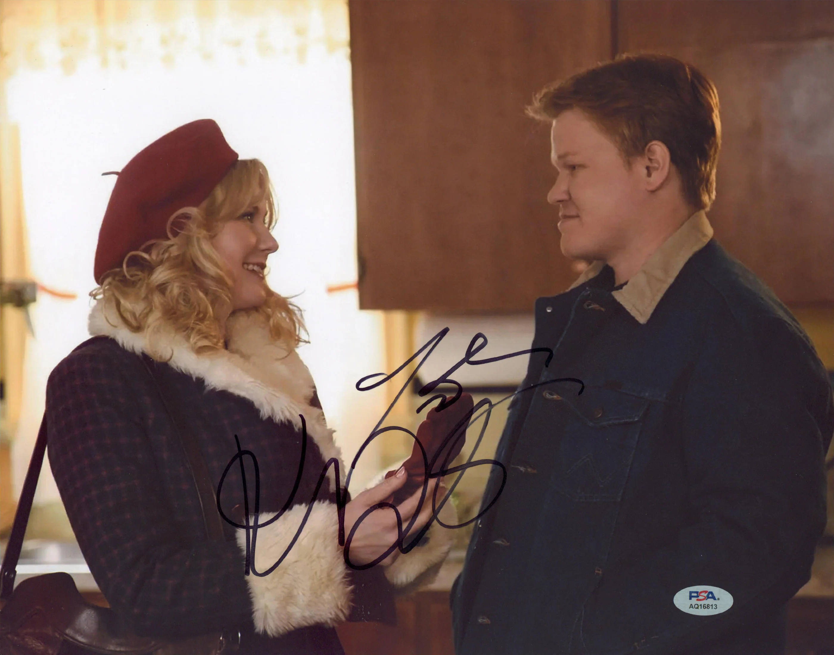Jesse Plemons & Kirsten Dunst Fargo Authentic Signed 11x14 Photo PSA/DNA AQ16813 - Image 2