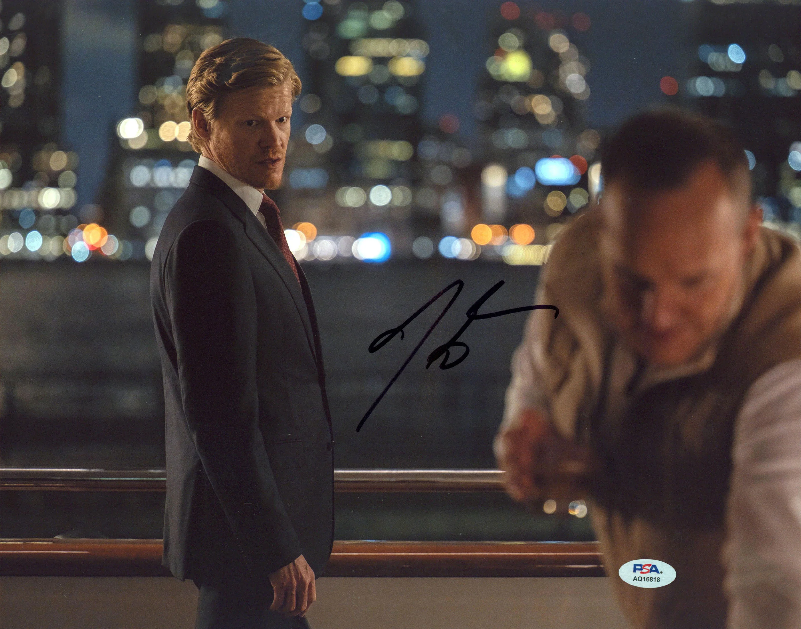Jesse Plemons Zero Day Authentic Signed 11x14 Horizontal Photo PSA/DNA #AQ16818