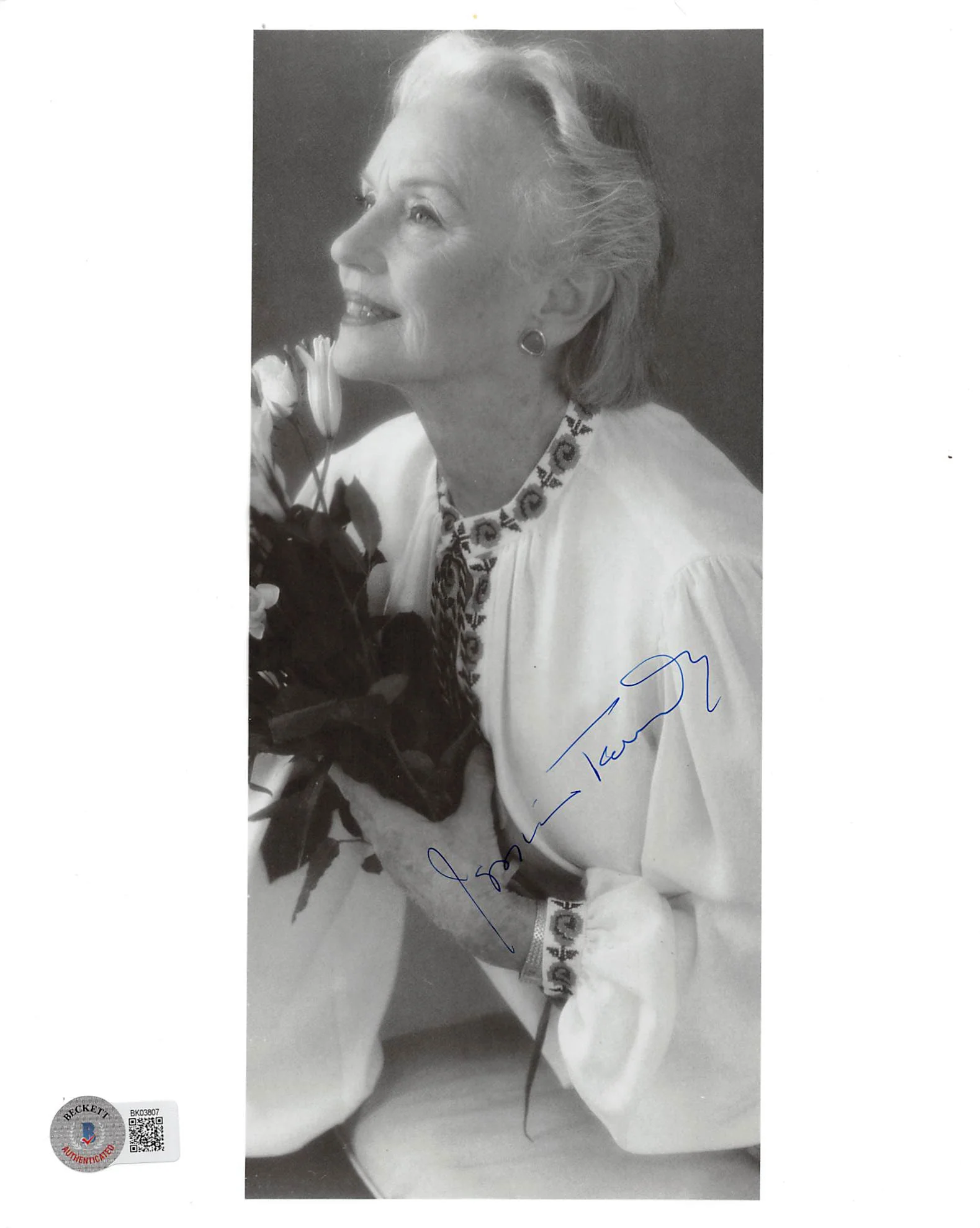 Jessica Tandy Driving Miss Daisy Authentic Signed 8x10 Photo BAS #BK03807