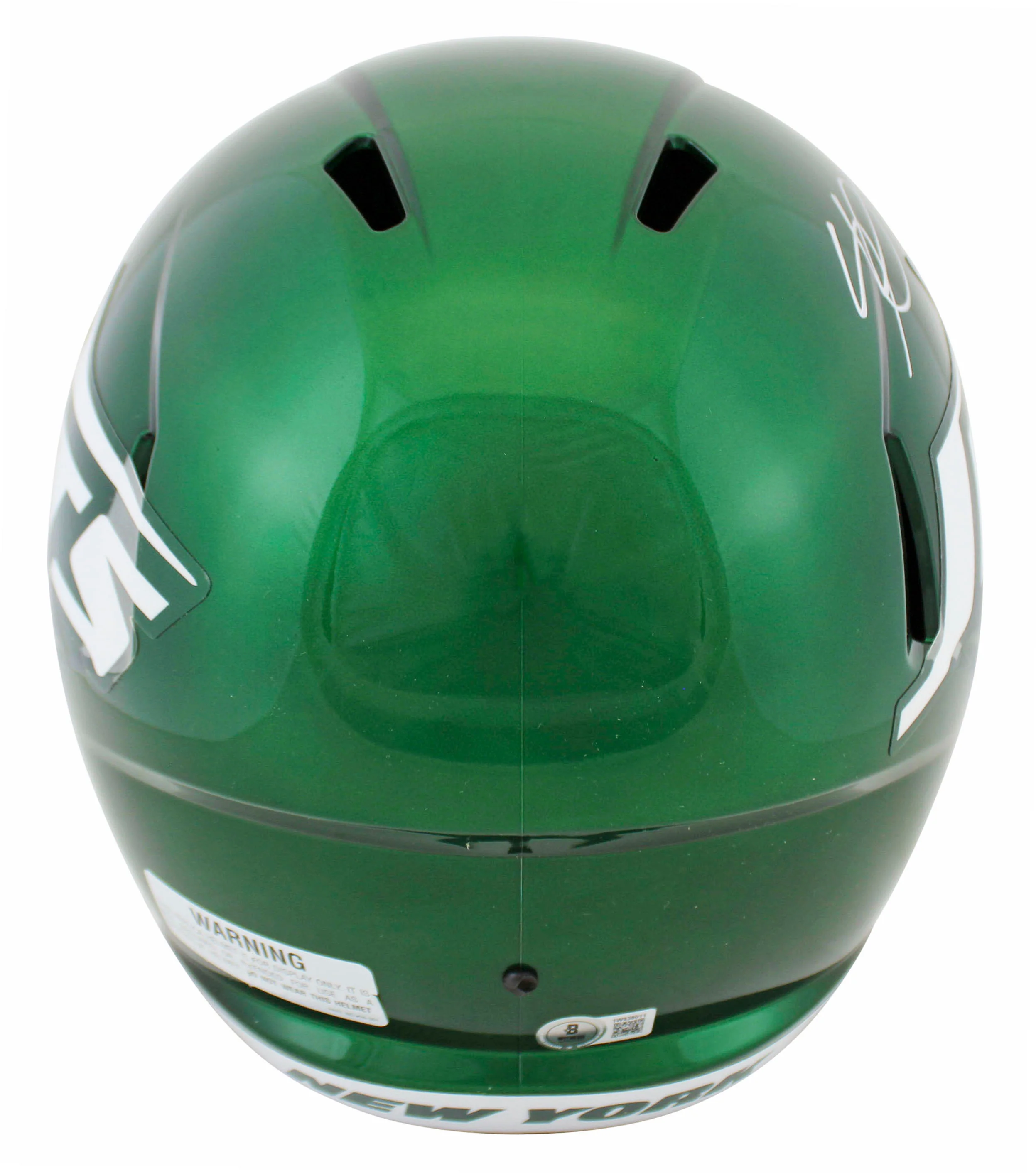Jets Ahmad "Sauce" Gardner Signed Full Size Speed Rep Helmet W/ Case BAS Witness - Image 4