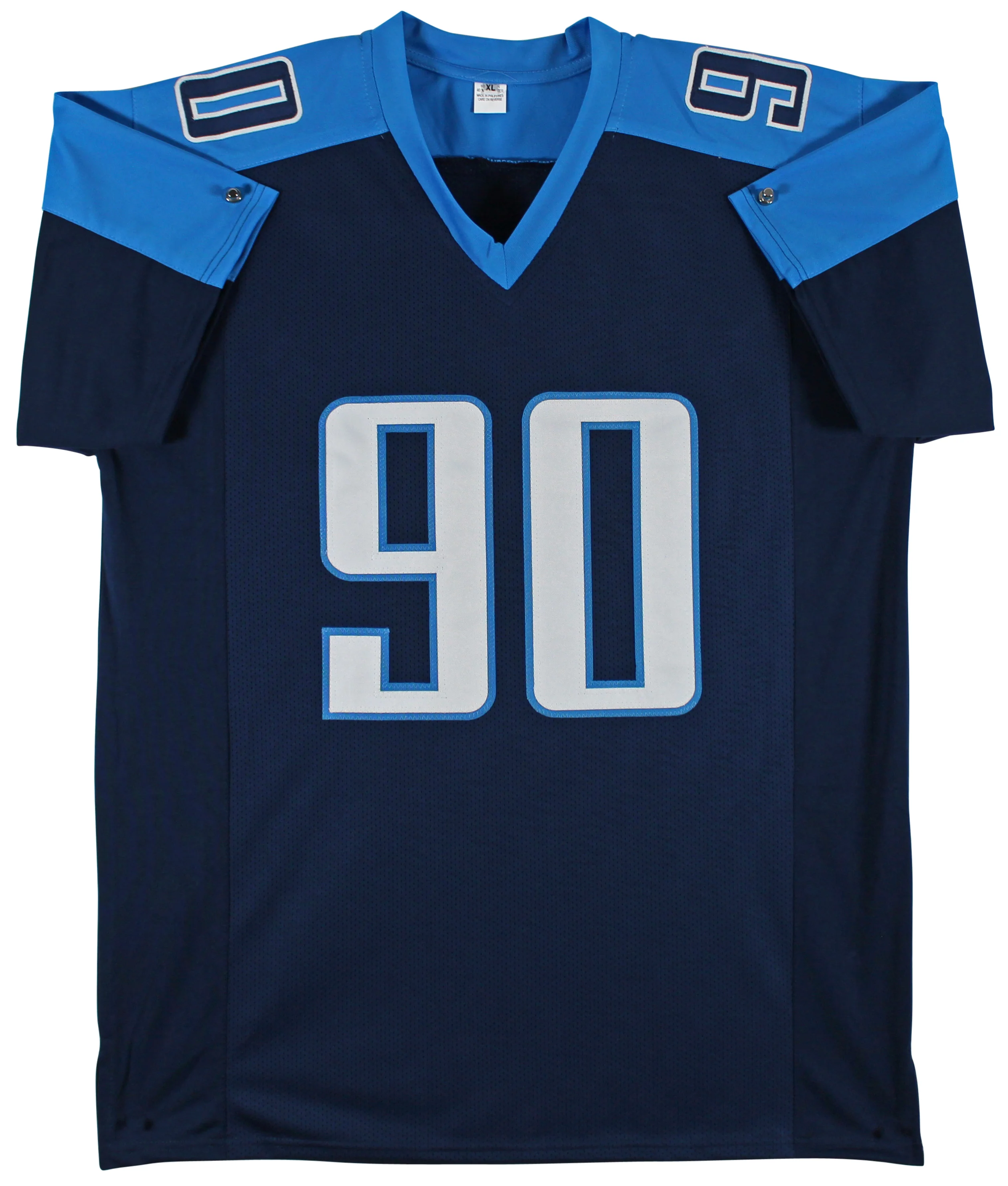 Jevon Kearse "The Freak" Signed Navy Blue Pro Style Jersey Signed On #9 BAS Wit - Image 4
