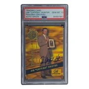 Jim Catfish Hunter Signed 1994 Sig Rookies #HOF15 Trading Card PSA/DNA Gem MT 10 - Image 3