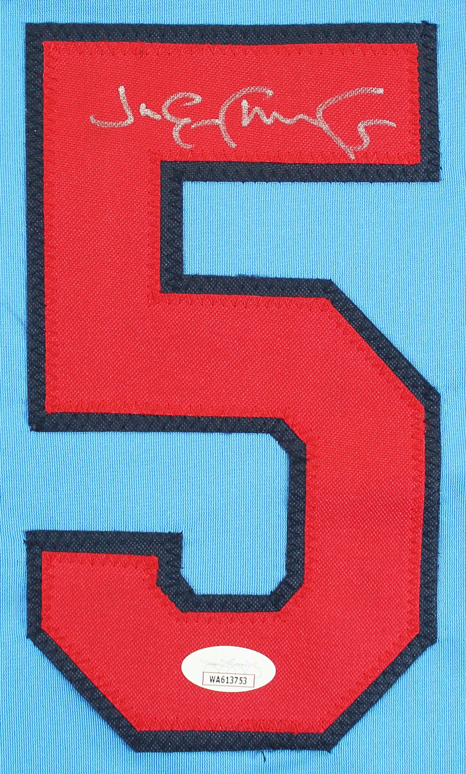 Jim Edmonds Authentic Signed Blue Pro Style Jersey Autographed JSA Witness - Image 3
