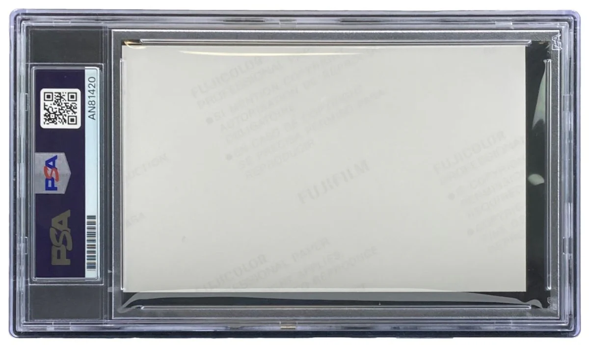 Jim Harbaugh Signed Slabbed Los Angeles Chargers Cut Signature PSA - Image 2