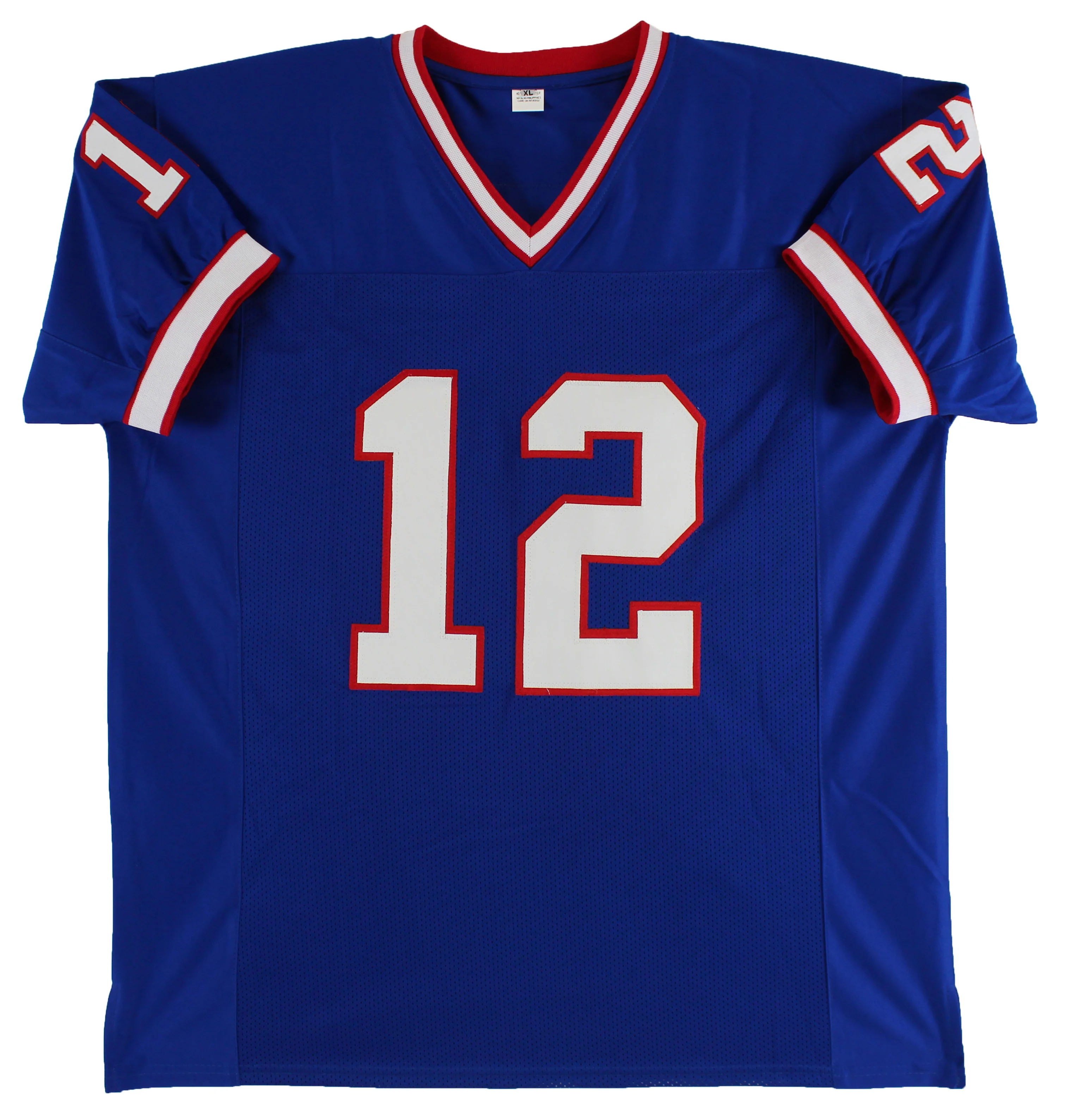 Jim Kelly Authentic Signed Blue Pro Style Jersey Autographed BAS Witnessed - Image 4