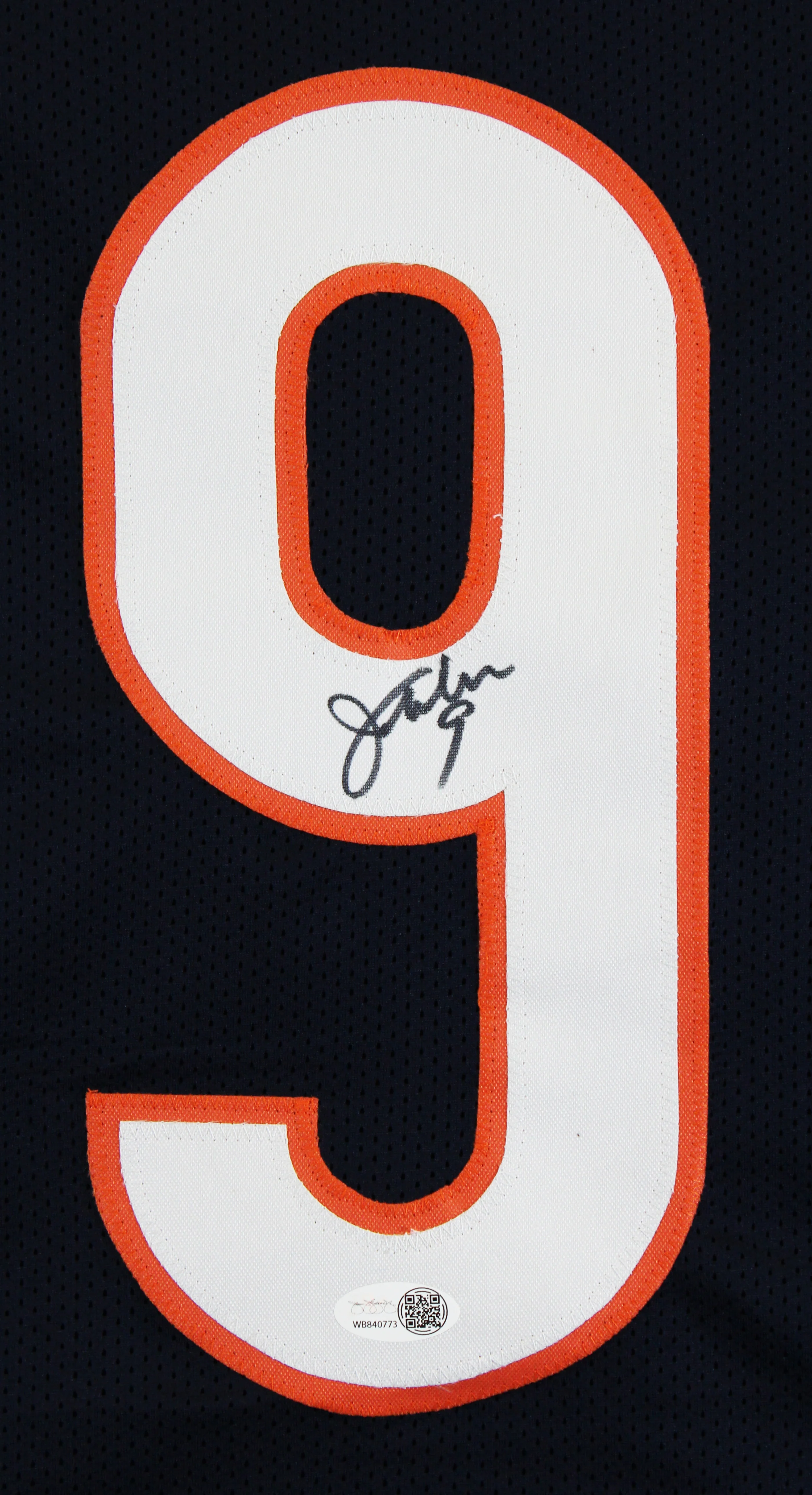 Jim McMahon Authentic Signed Navy Pro Style Jersey Autographed JSA Witness - Image 3