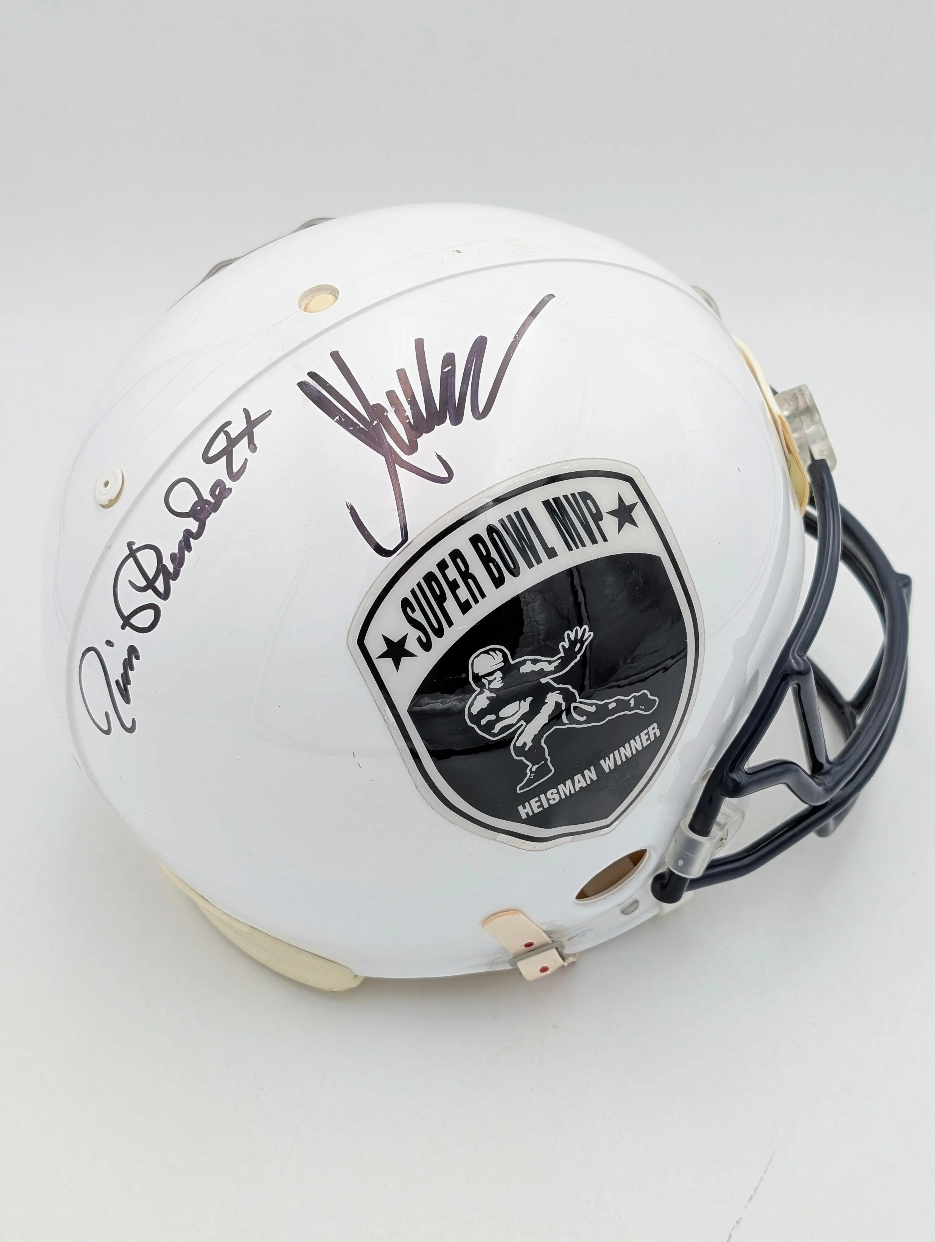 Jim Plunkett & Marcus Allen Signed SB MVP/Heisman Winners Authentic VSR4 F/S Helmet - Beckett