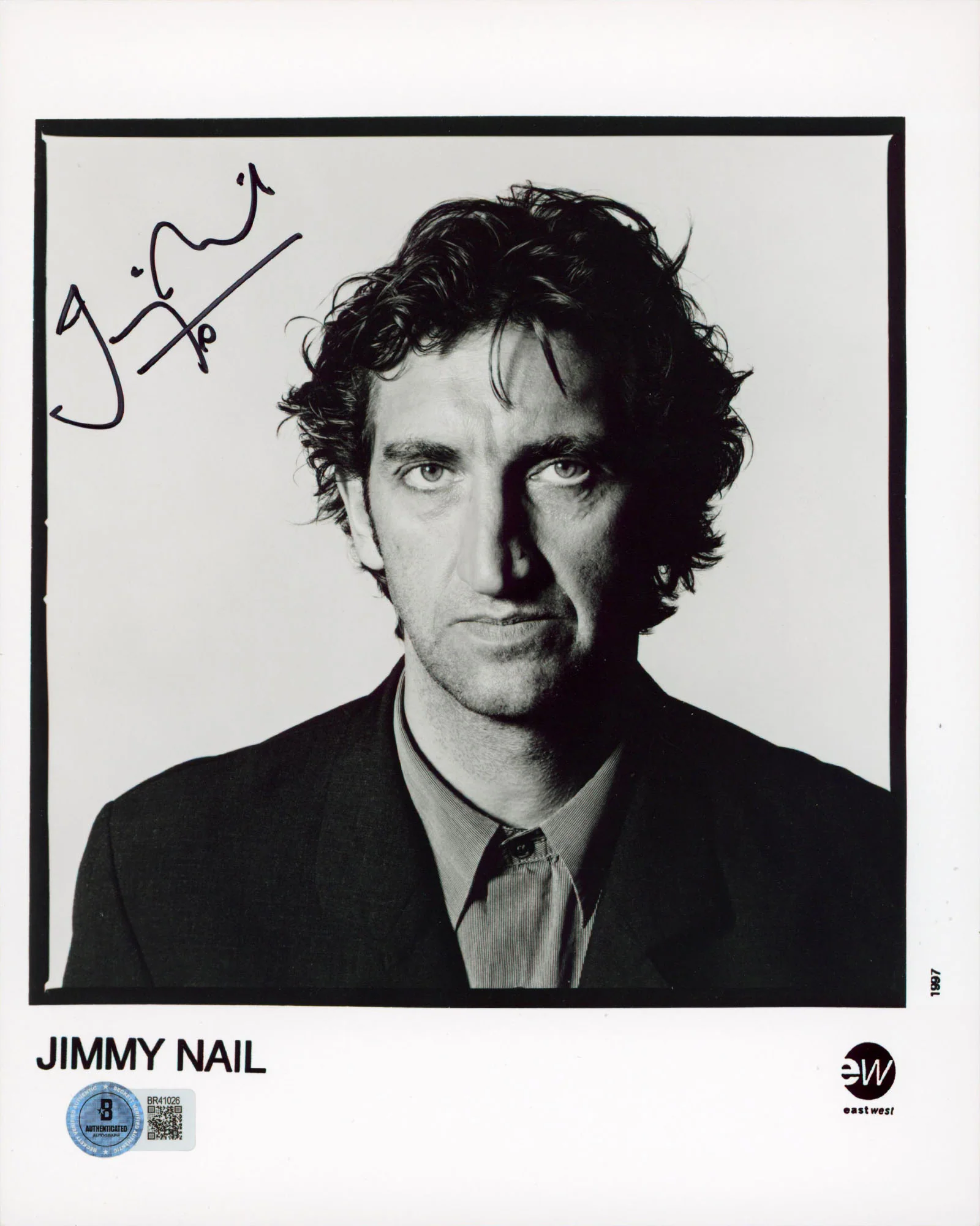 Jimmy Nail Big River Authentic Signed 8x10 Vertical Photo BAS #BR41026 - Image 2