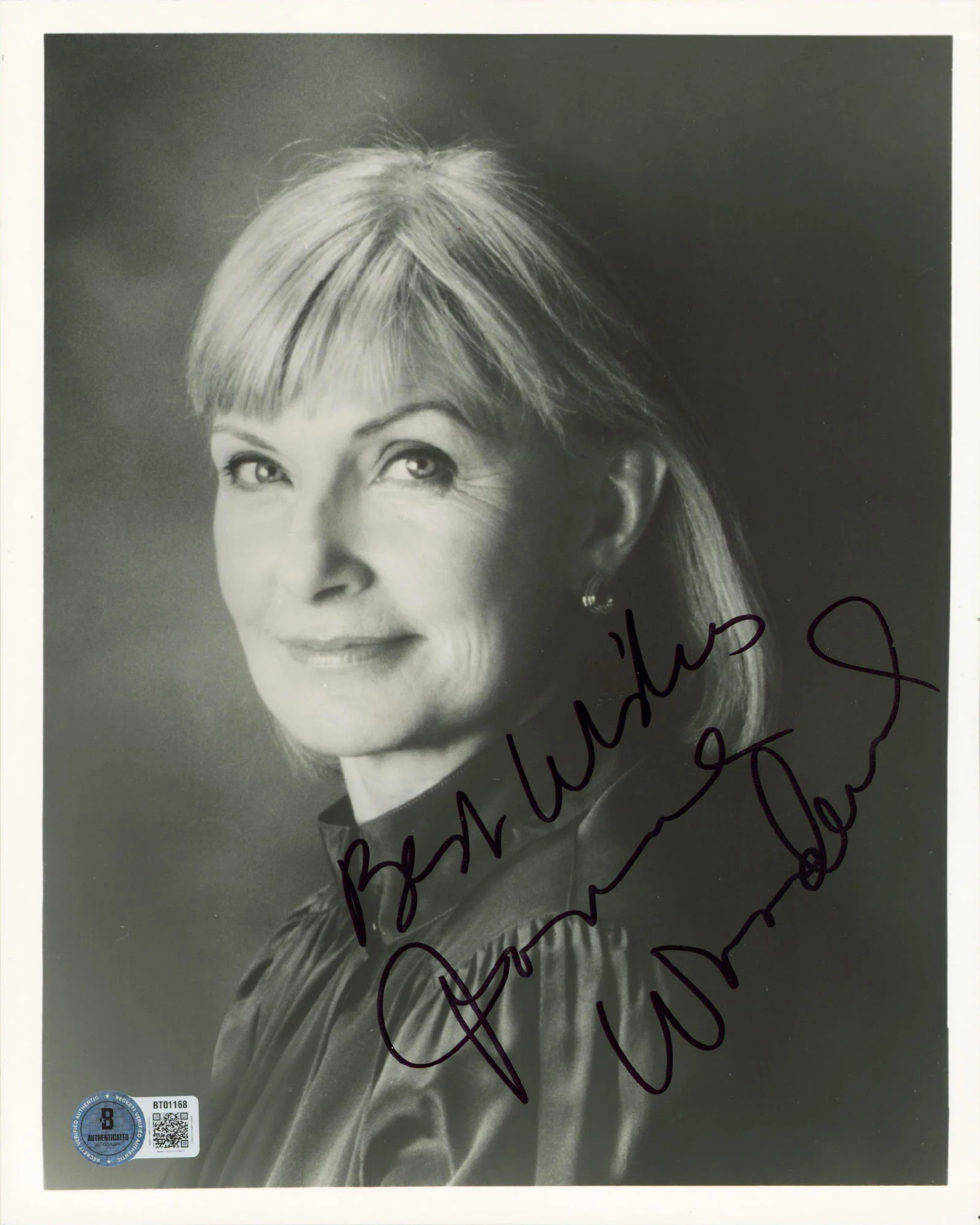 Joanne Woodward The Three Faces Eve "Best Wishes" Signed 8x10 Photo BAS BT011681 - Image 2