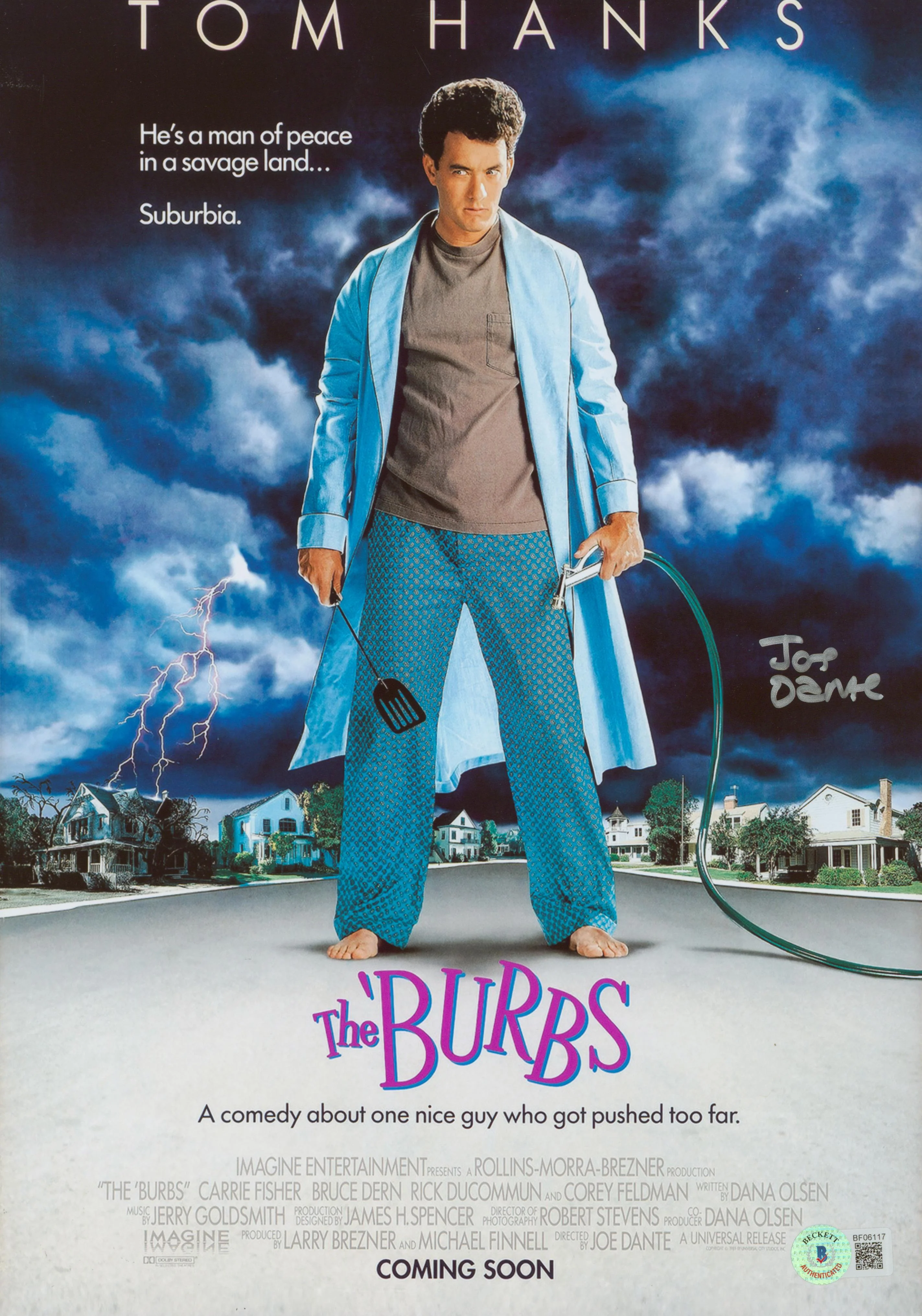 Joe Dante The Burbs Authentic Signed 11x14 Photo Autographed BAS #BF06117 - Image 2