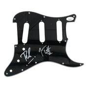 Joe Elliott Phil Collen Def Leppard Signed Black Guitar Pick Guard JSA ITP - Image 5