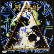 Joe Elliott Phil Collen Signed 12x12 Def Leppard Photo JSA ITP - Image 4