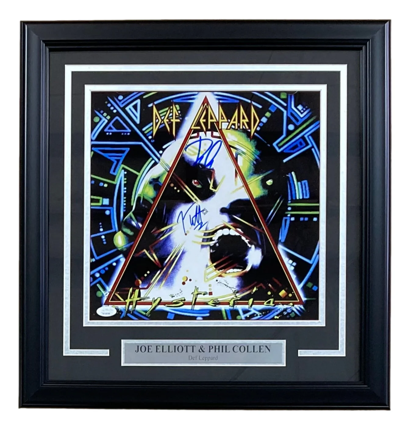 Joe Elliott Phil Collen Signed Framed 12x12 Def Leppard Photo JSA ITP - Image 5