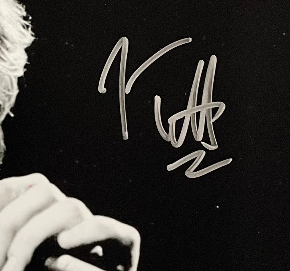 Joe Elliott Signed 11x14 Black And White Def Leppard Photo JSA ITP - Image 2