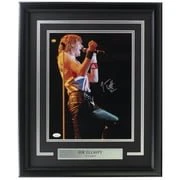 Joe Elliott Signed Framed 11x14 Def Leppard Performance Photo JSA ITP - Image 5
