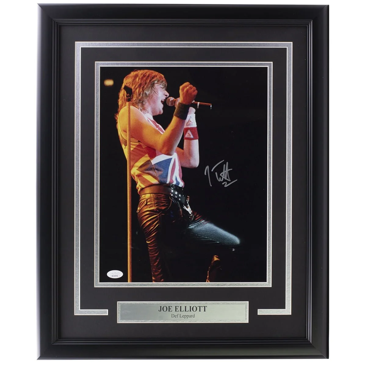 Joe Elliott Signed Framed 11x14 Def Leppard Performance Photo JSA ITP - Image 6