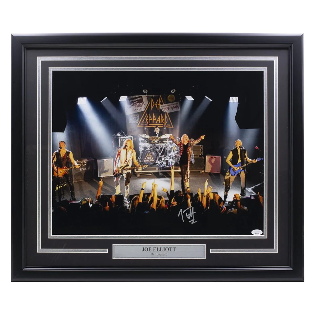 Joe Elliott Signed Framed 16x20 Def Leppard Performance Photo JSA ITP - Image 6