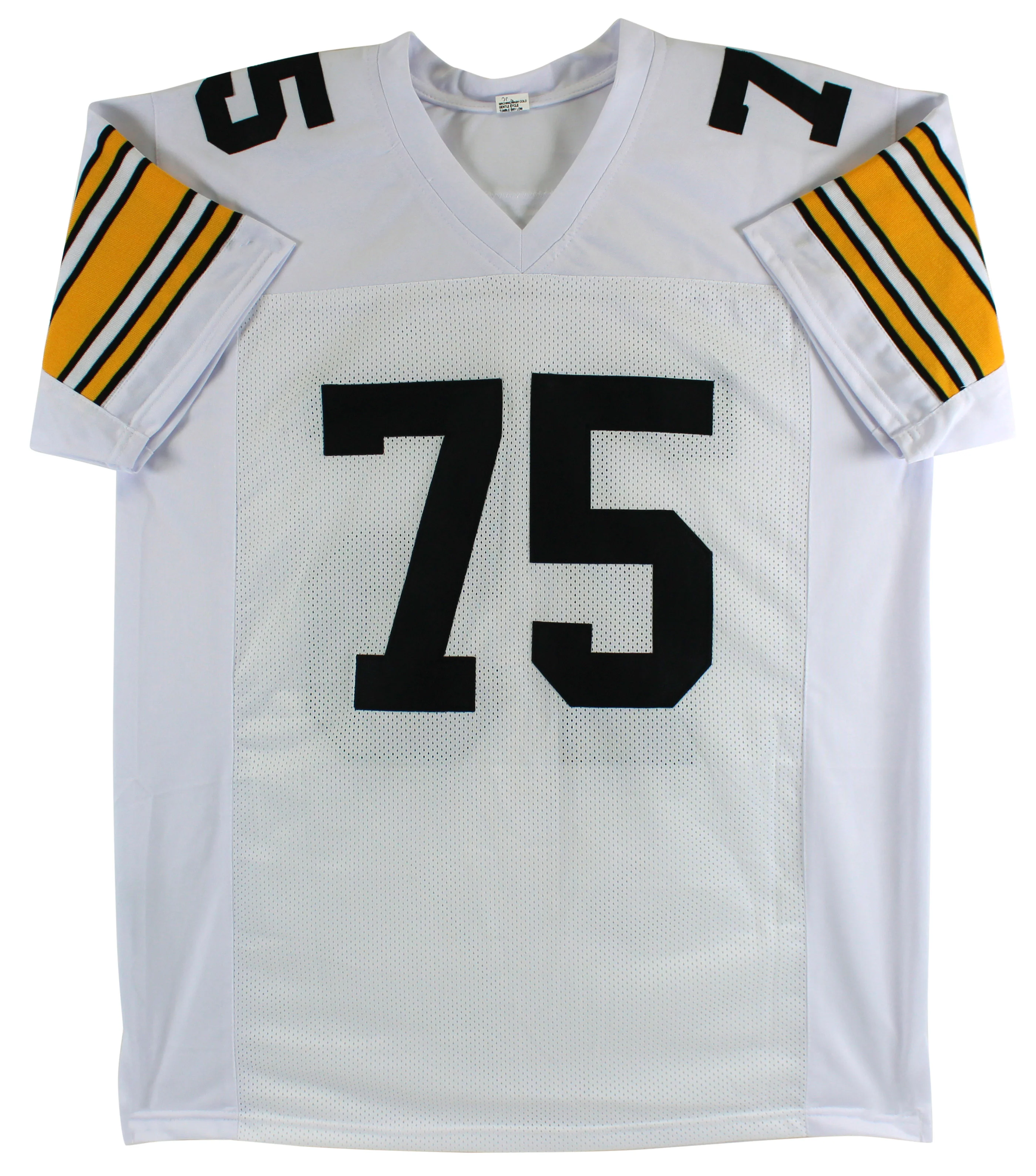 Joe Greene "HOF 87" Authentic Signed White Pro Style Jersey BAS Witnessed - Image 4