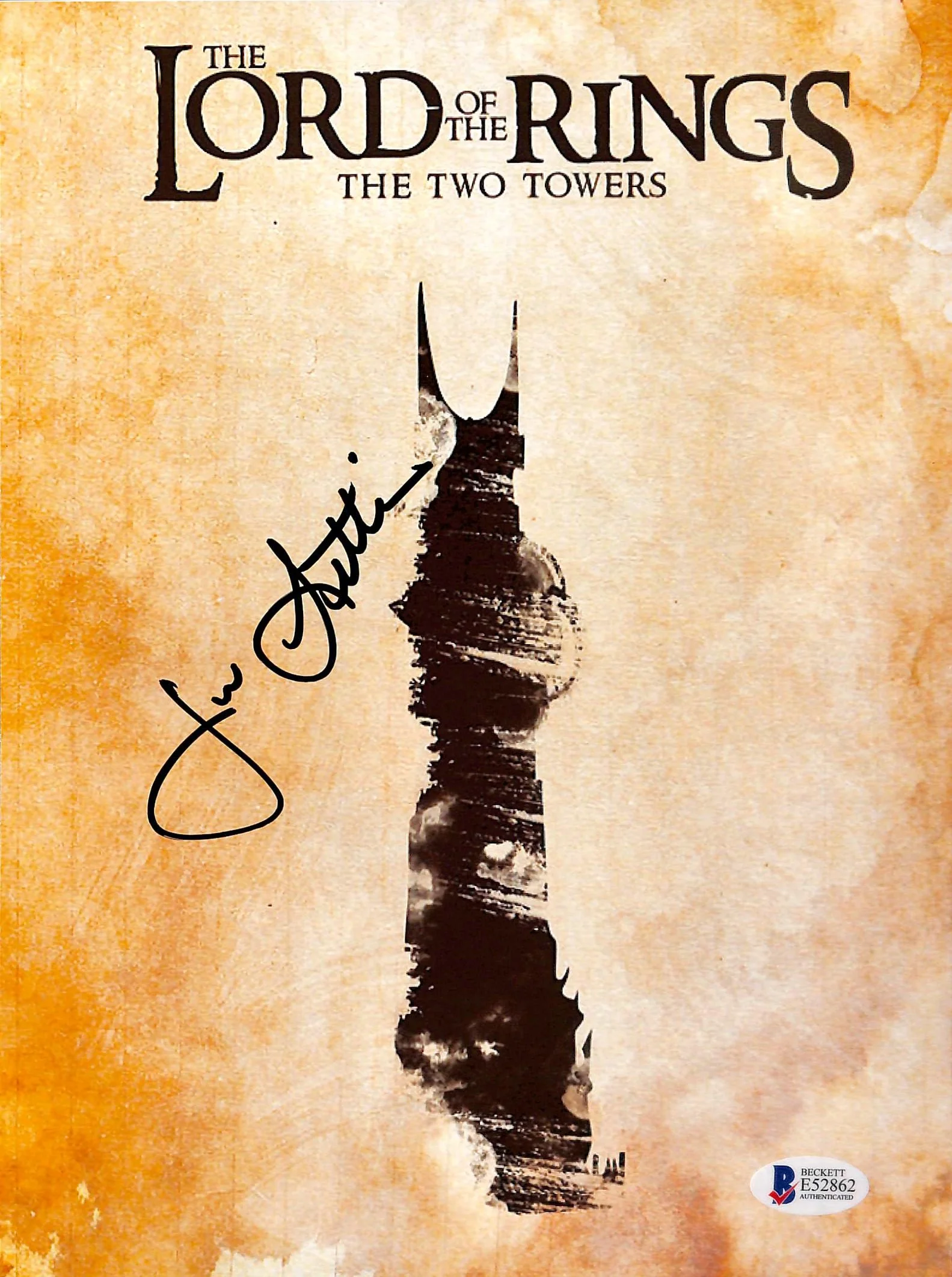 Joe Letteri Visual Effects The Lord of the Rings Signed 8x10 Photo BAS #E52862 - Image 2