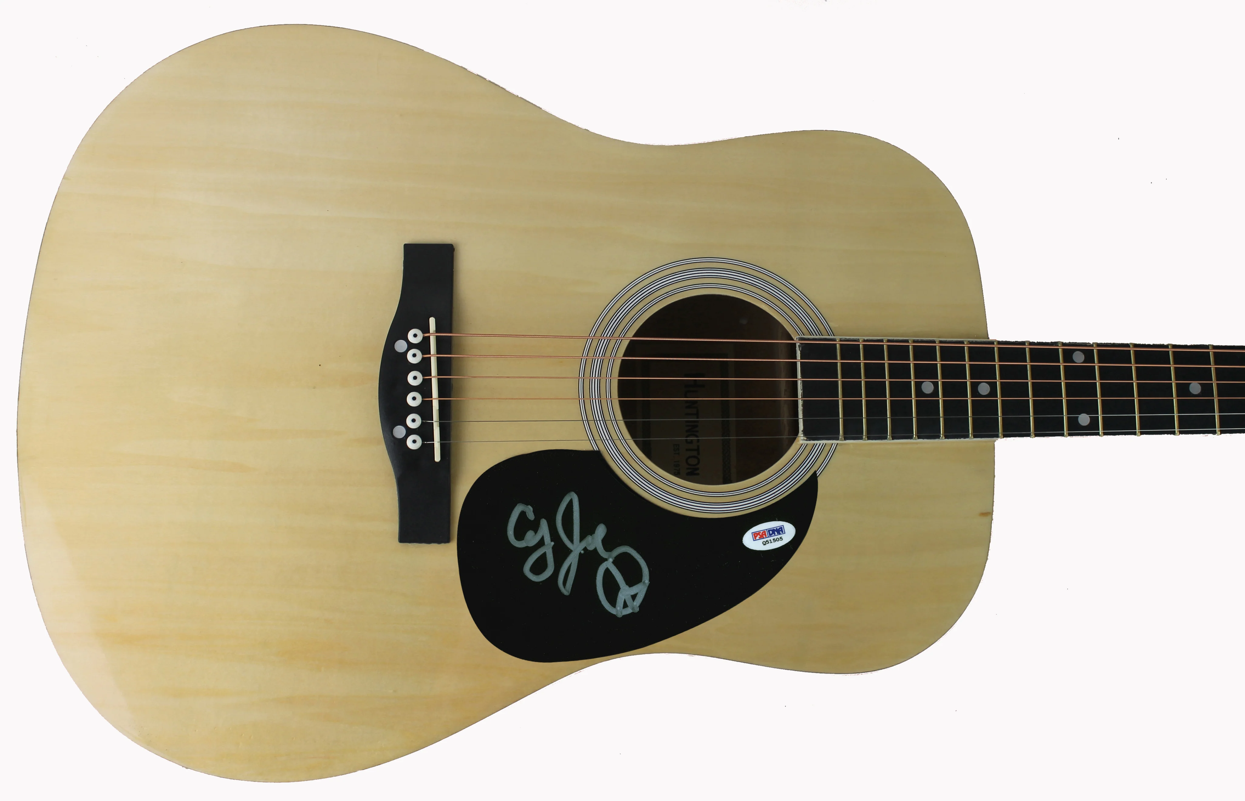 Joe McDonald Country Joe and the Fish Signed Acoustic Guitar PSA/DNA #Q51505 - Image 2