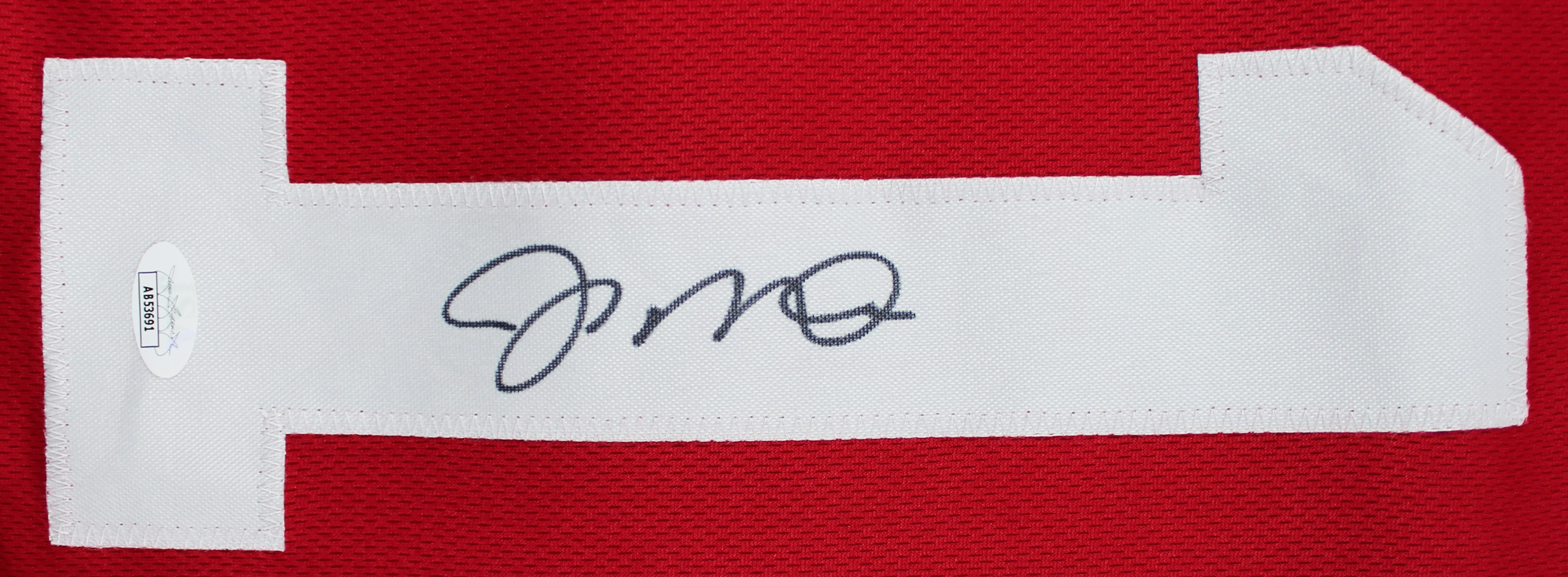 Joe Montana Authentic Signed Red Pro Style Jersey Autographed JSA or BAS - Image 3
