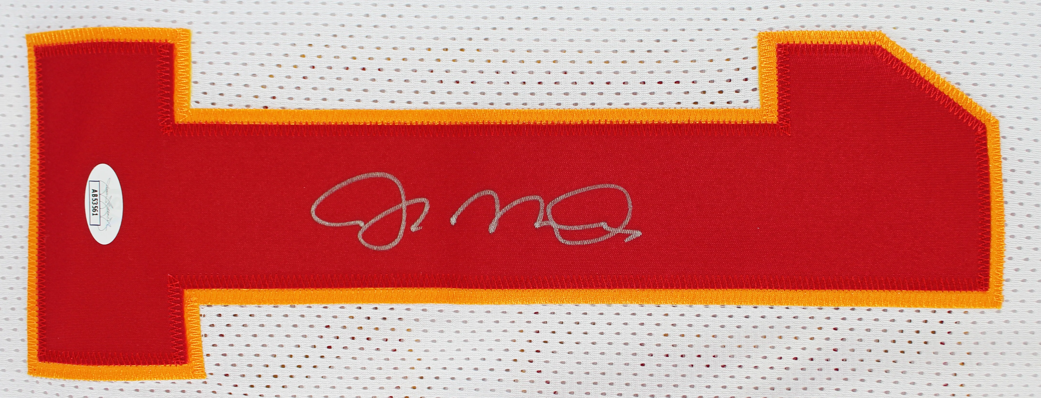 Joe Montana Authentic Signed White Pro Style Jersey Autographed JSA - Image 3
