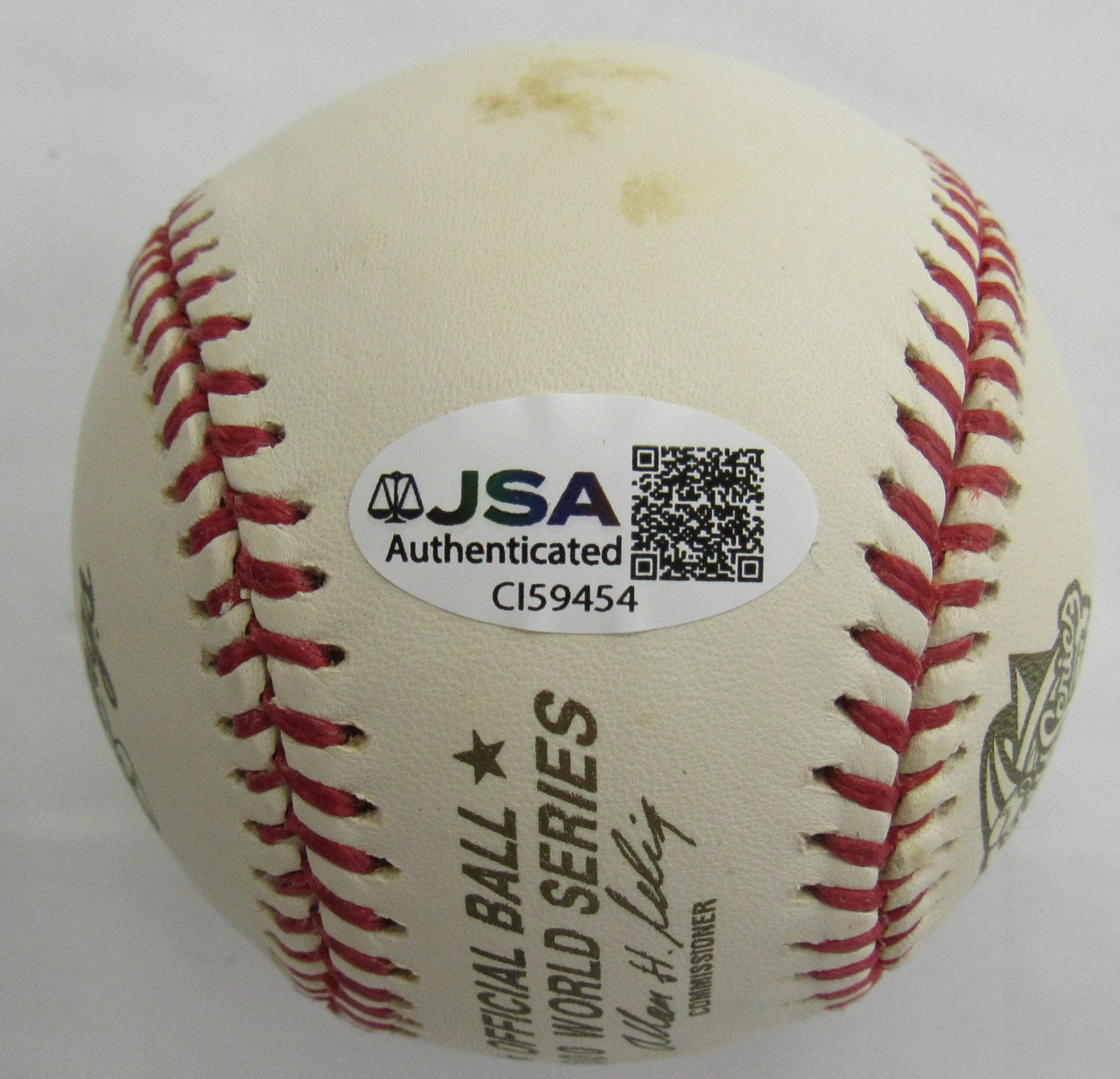 Luis Sojo Signed Auto Baseball JSA CI59454 - Image 4