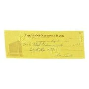 Joe Sewell Cleveland Signed August 5 1960 Bank Check BAS - Image 4