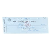 Joe Sewell Cleveland Signed May 26 1961 Bank Check BAS - Image 4