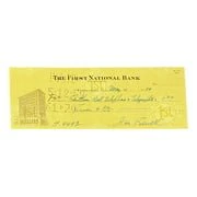Joe Sewell Cleveland Signed May 4 1959 Bank Check BAS - Image 4