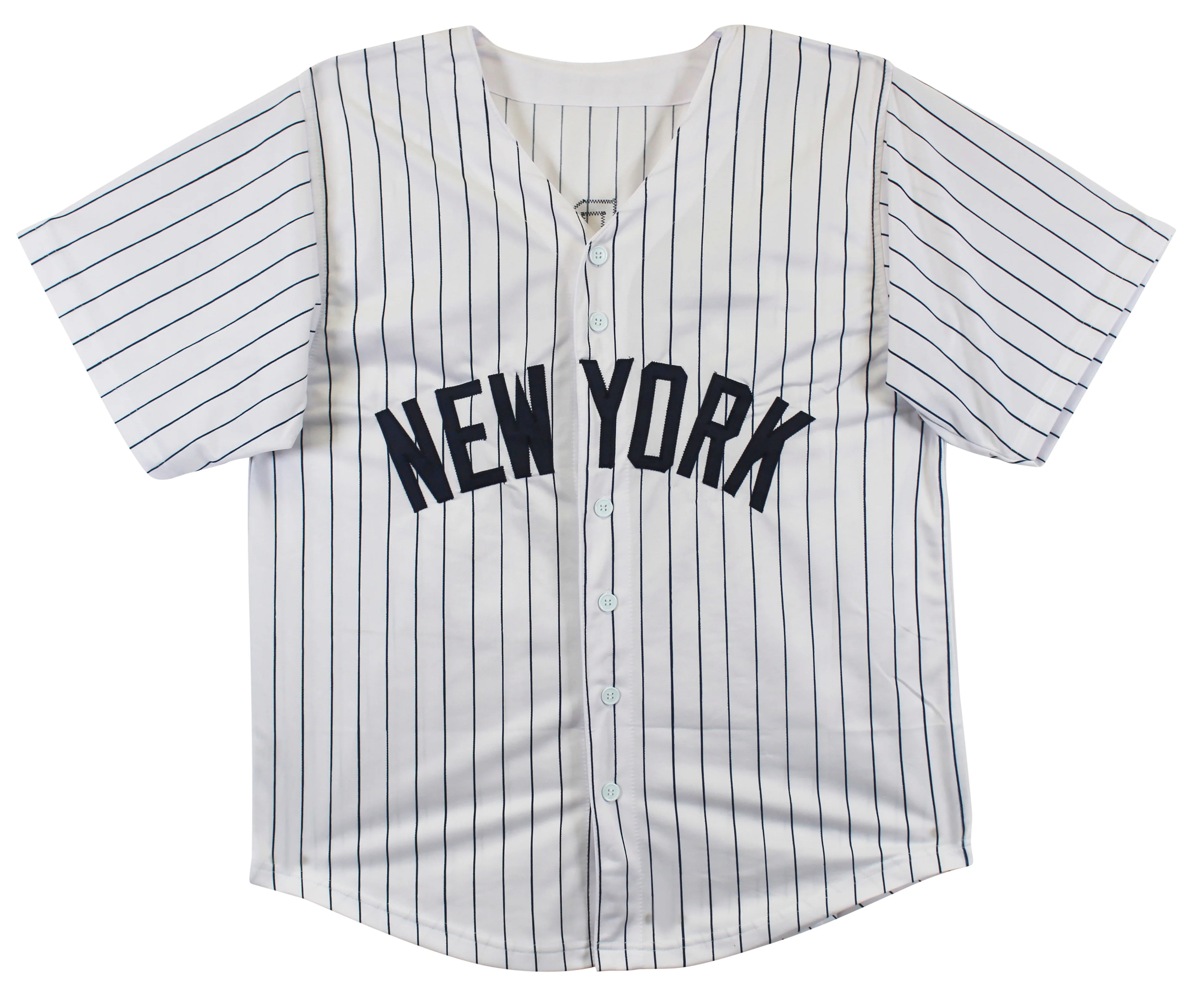 Joe Torre Authentic Signed White Pinstripe Pro Style Jersey BAS Witnessed - Image 4