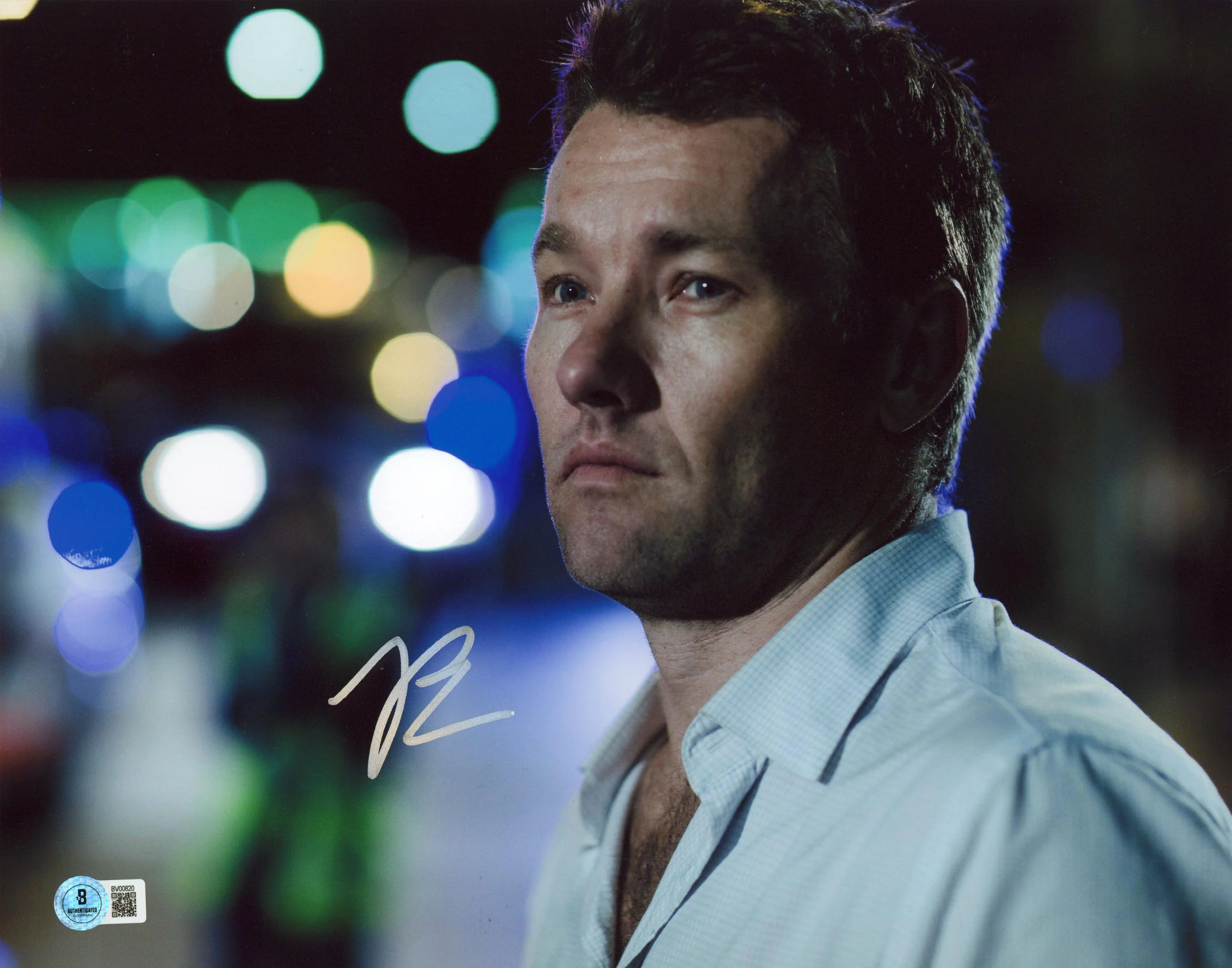 Joel Edgerton Felony Authentic Signed 11x14 Horizontal Photo BAS #BV00820 - Image 2