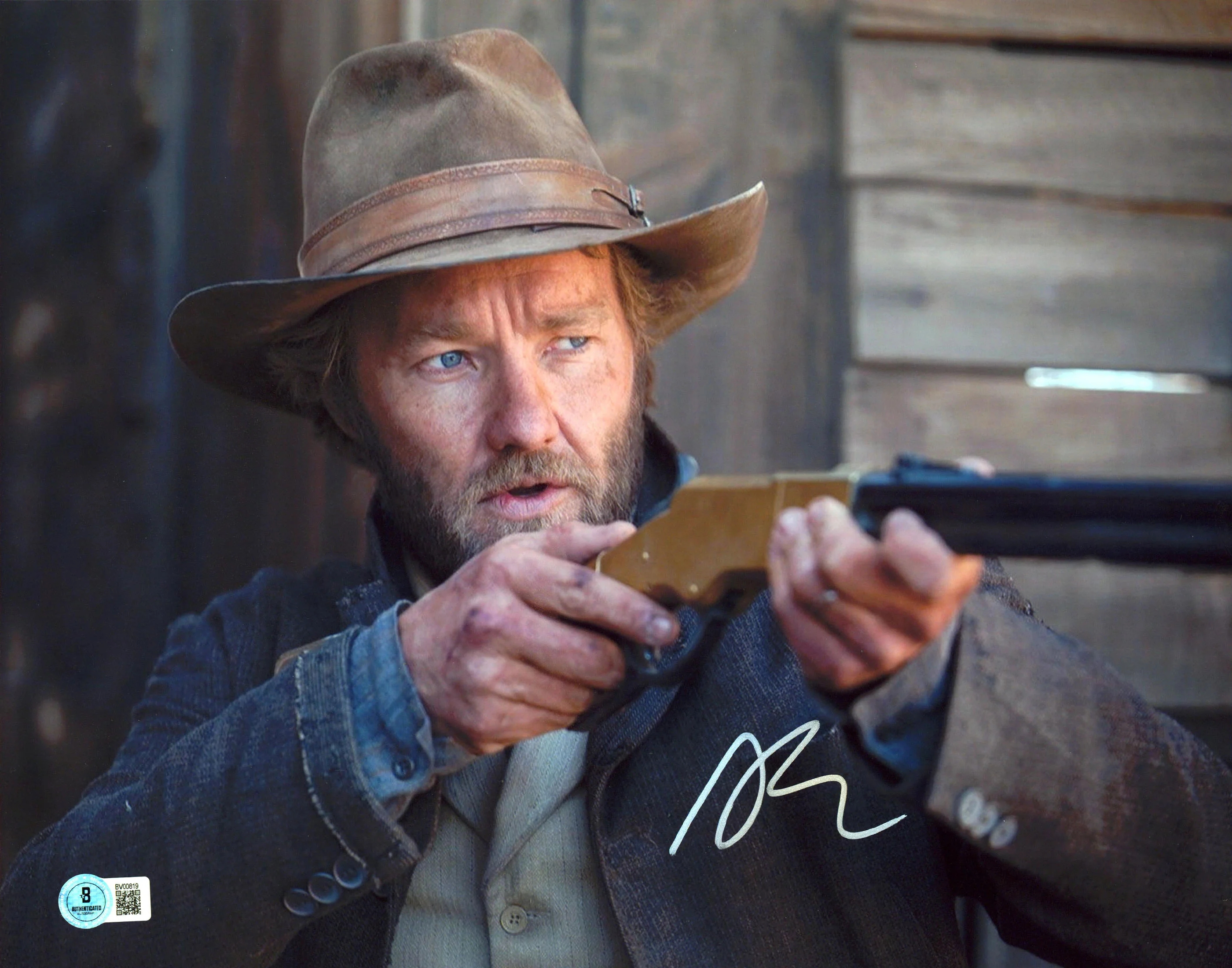 Joel Edgerton Jane Got A Gun Authentic Signed 11x14 Horizontal Photo BAS BV00819 - Image 2
