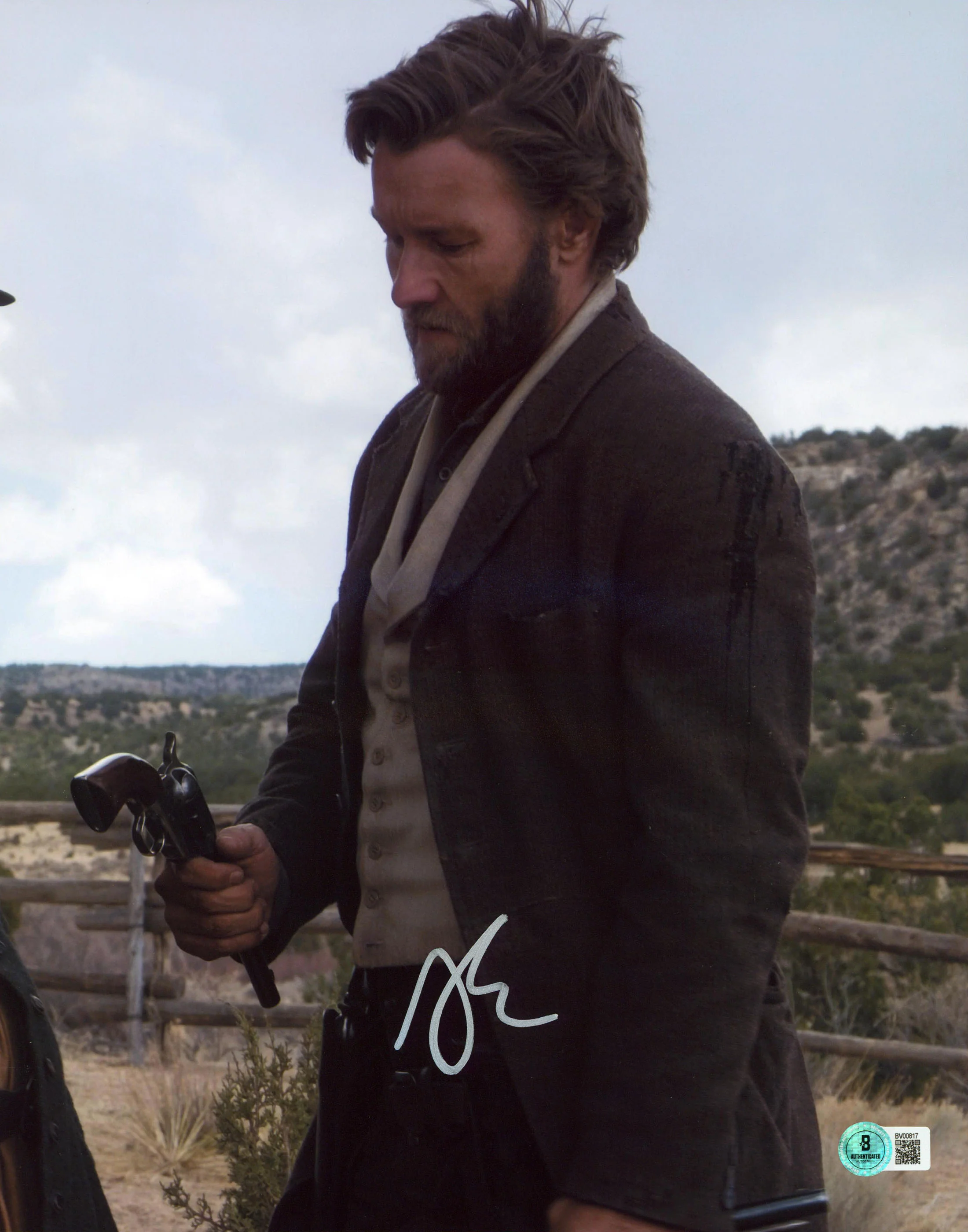 Joel Edgerton Jane Got A Gun Authentic Signed 11x14 Vertical Photo BAS #BV00817 - Image 2