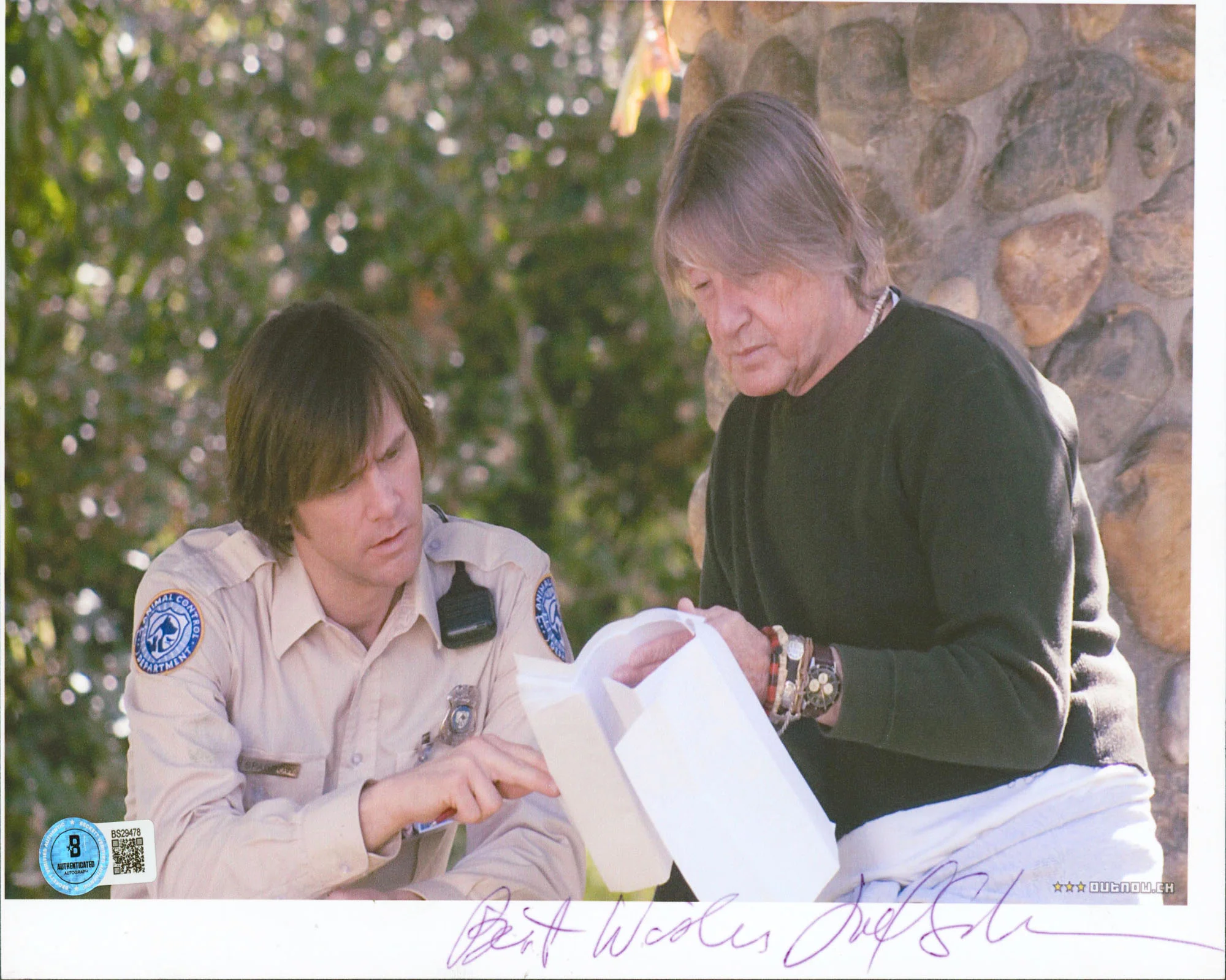Joel Schumacher The Number 23 "Best Wishes" Signed 7.75x11 Photo BAS #BS29478 - Image 2