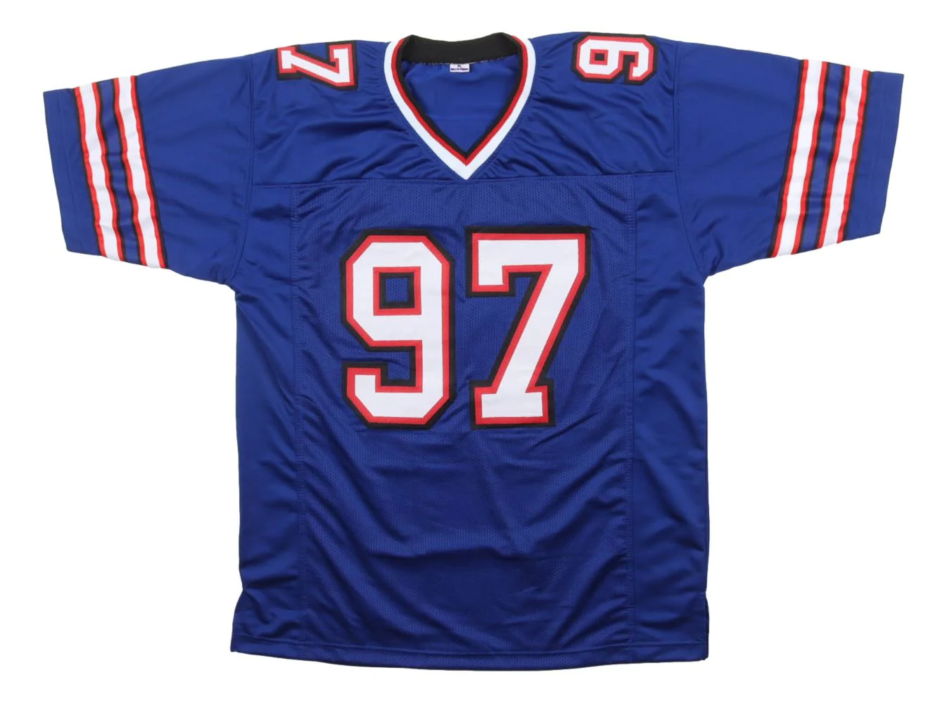 Joey Bosa Buffalo Signed Blue Football Jersey BAS - Image 3