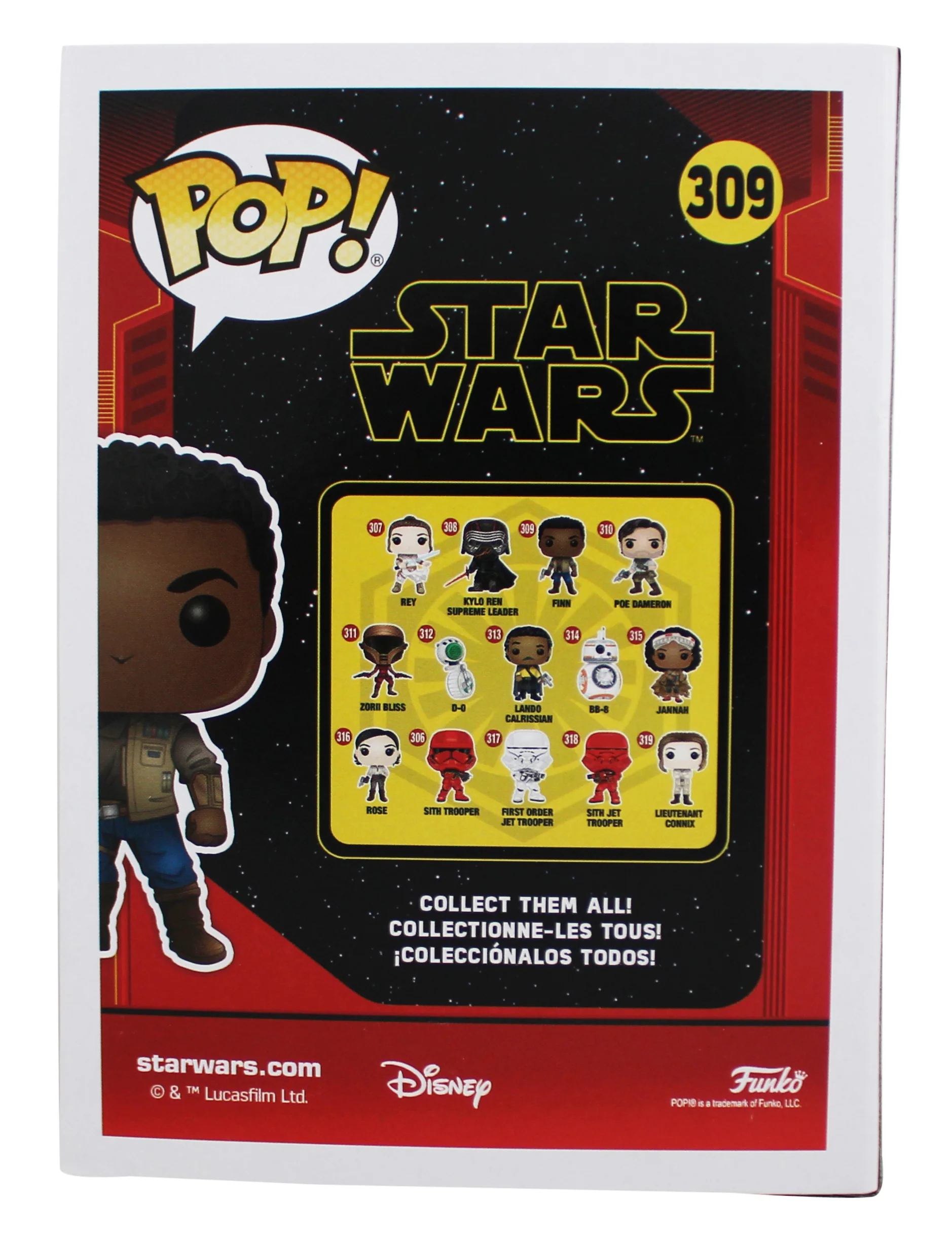 John Boyega Star Wars Signed Finn #309 Funko Pop Vinyl Figure PSA/DNA #AM92883 - Image 5