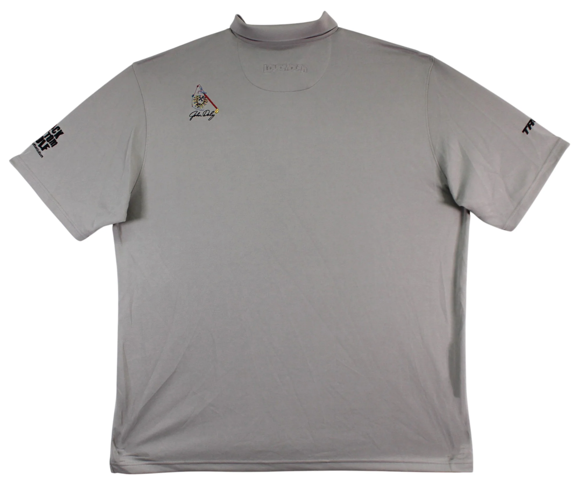 John Daly Authentic Signed Grey Polo Shirt BAS #BK84754 - Image 6