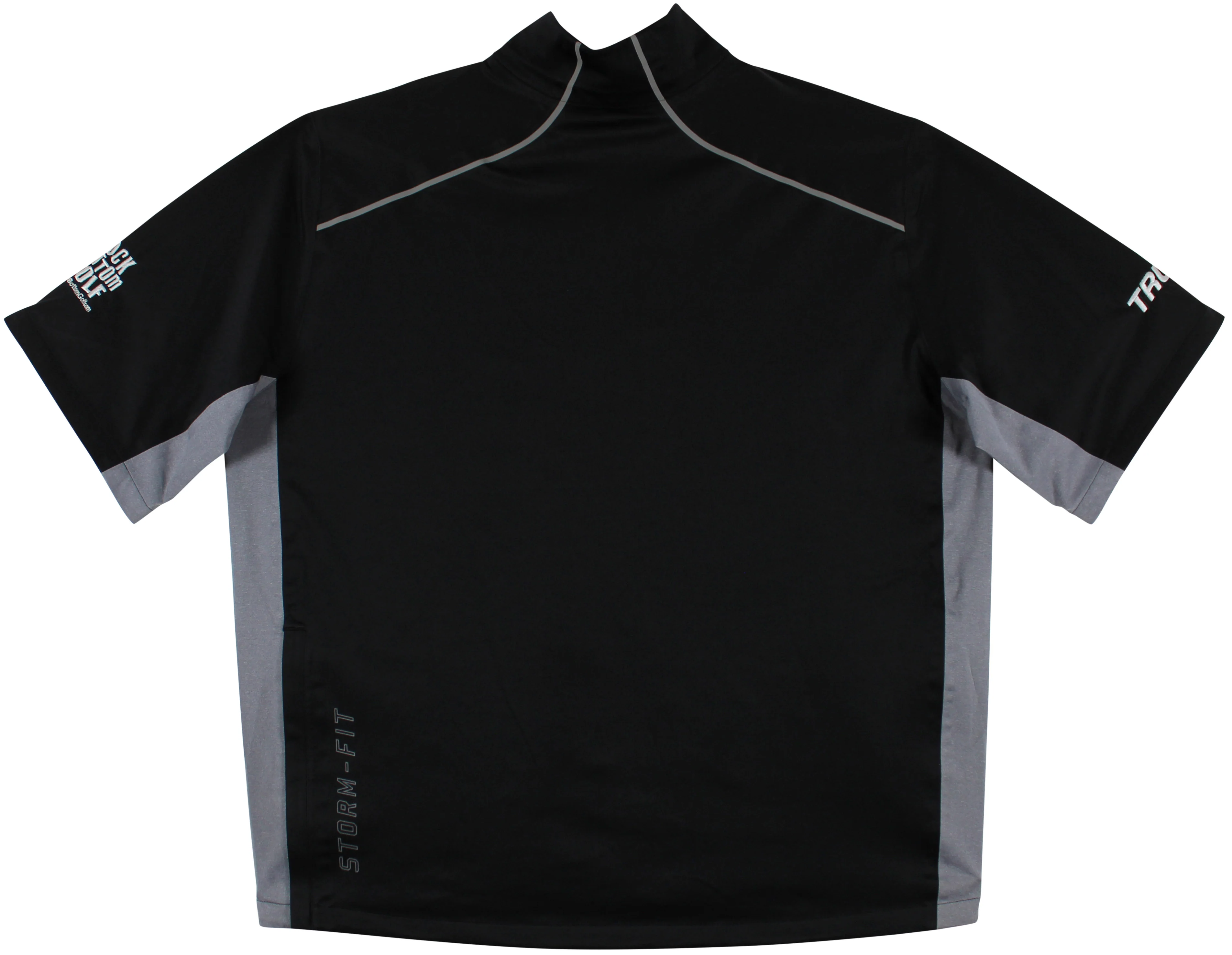 John Daly Authentic Signed Match Worn Black Nike Quarter Zip Shirt BAS #BH00334 - Image 5