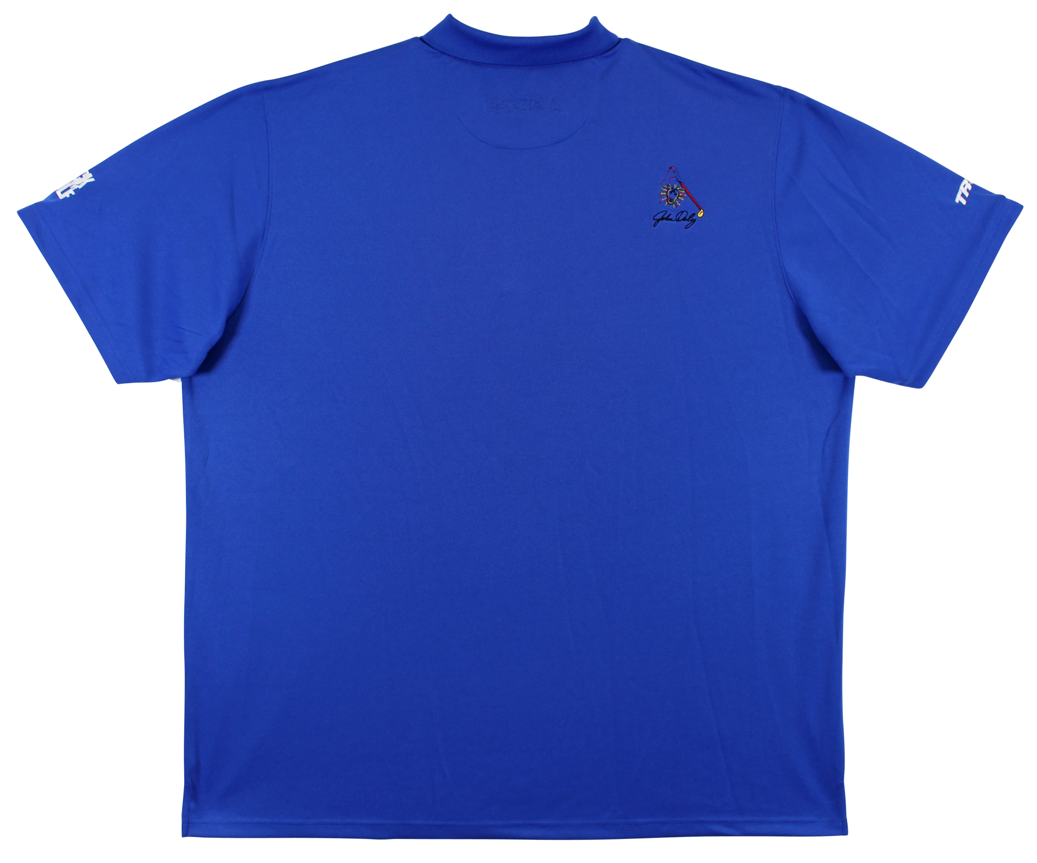 John Daly Authentic Signed Match Worn Blue Loudmouth Polo Shirt BAS #BH00365 - Image 4