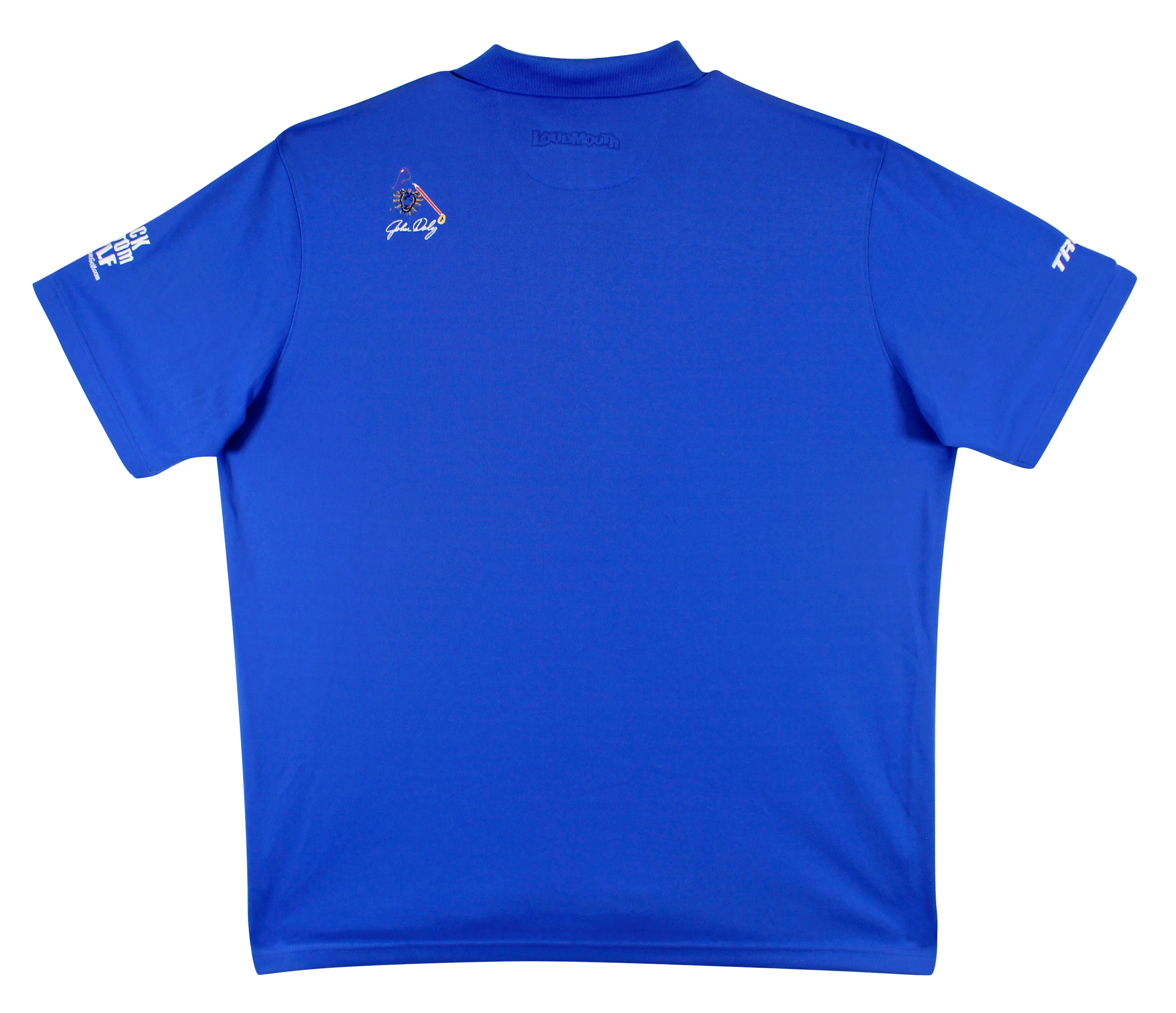 John Daly Authentic Signed Match Worn Blue Loudmouth Polo Shirt BAS #BK84736 - Image 6