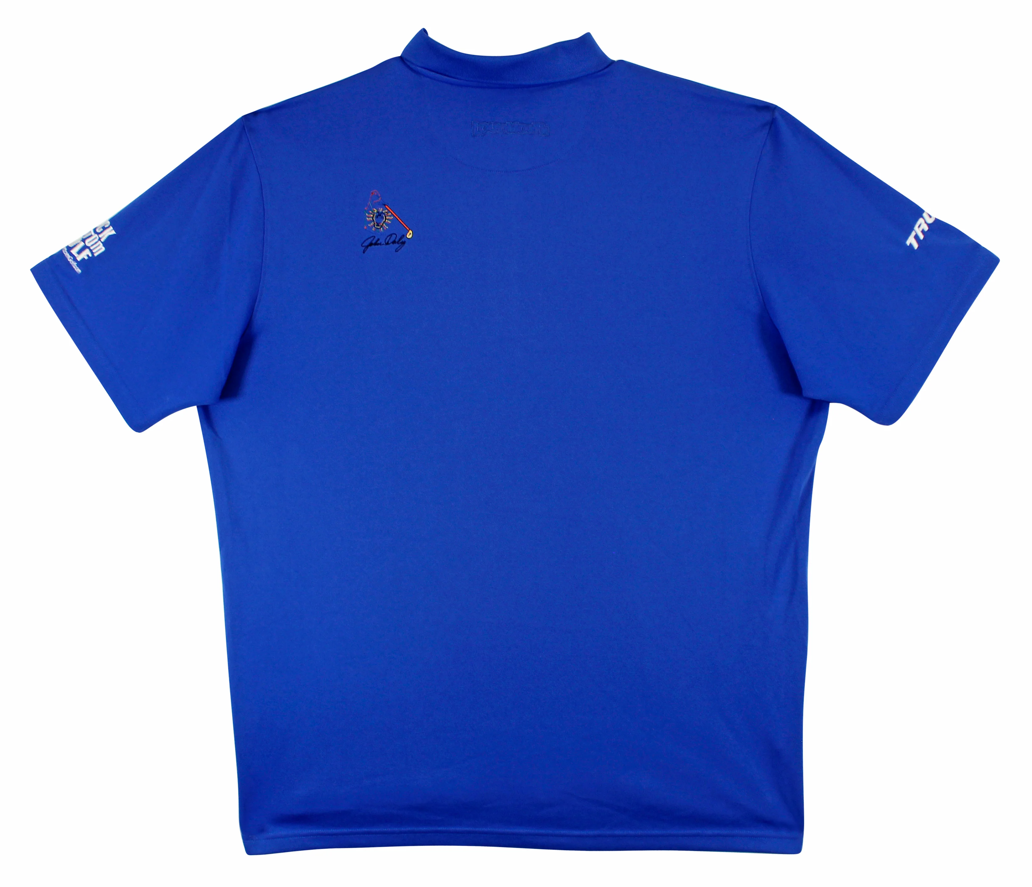 John Daly Authentic Signed Match Worn Blue Loudmouth Polo Shirt BAS #BK84737 - Image 7