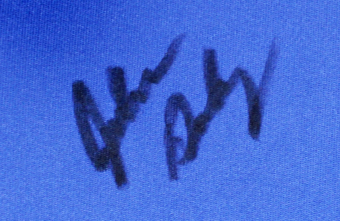 John Daly Authentic Signed Match Worn Blue Pin High Polo Shirt BAS #BK84734 - Image 3