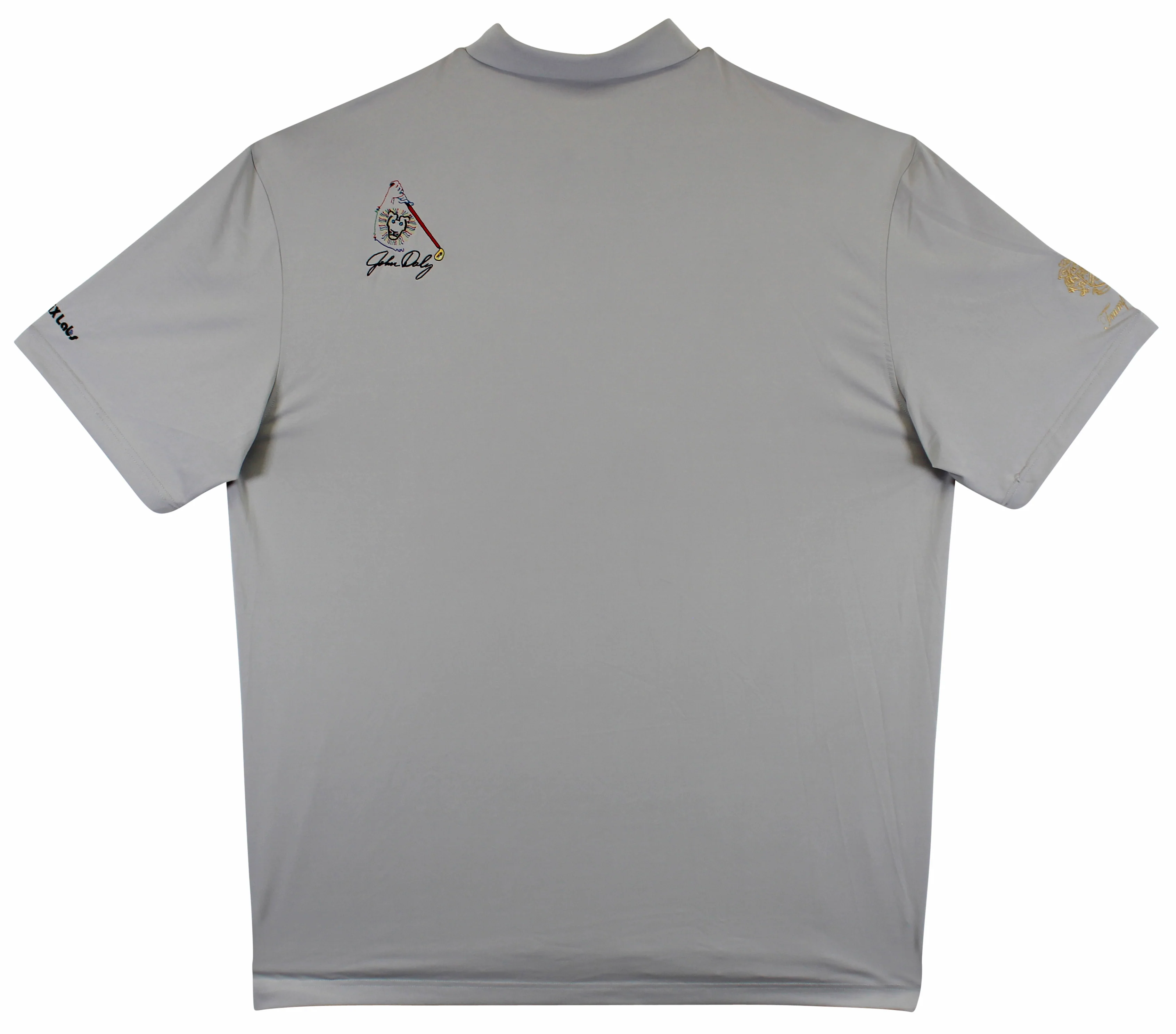 John Daly Authentic Signed Match Worn Grey Polo Shirt BAS #BK84749 - Image 8