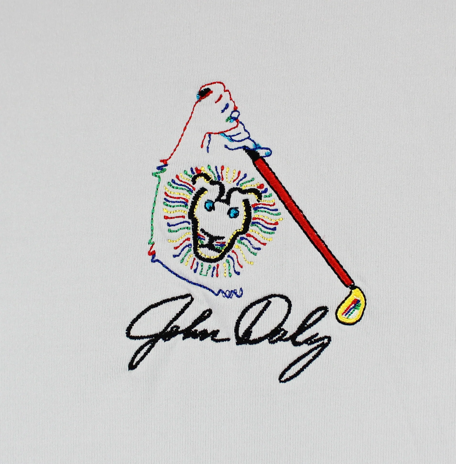 John Daly Authentic Signed Match Worn Grey Polo Shirt BAS #BK84749 - Image 9
