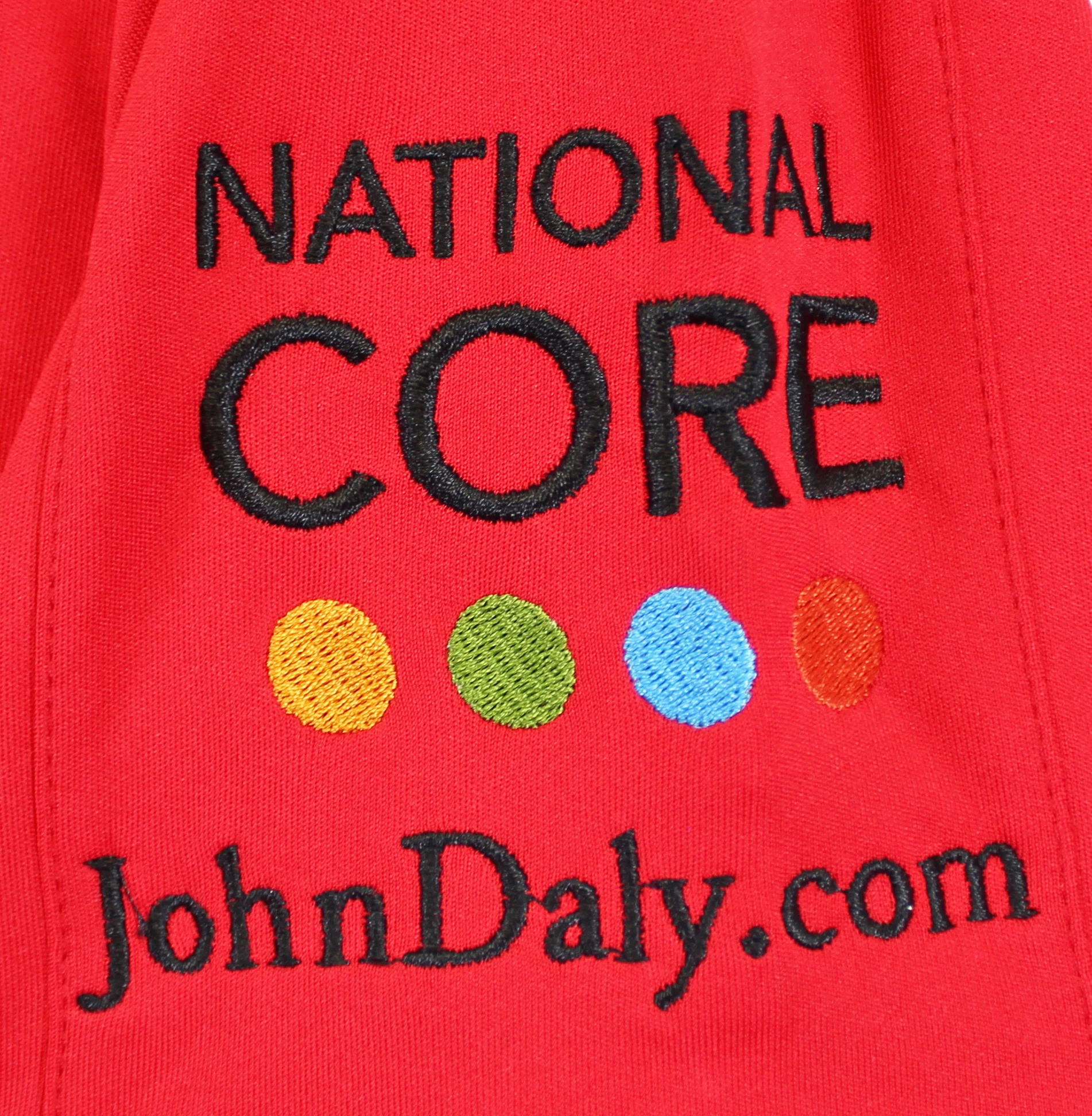 John Daly Authentic Signed Match Worn Red Pin High Polo Shirt BAS #BK84732JD133 - Image 7