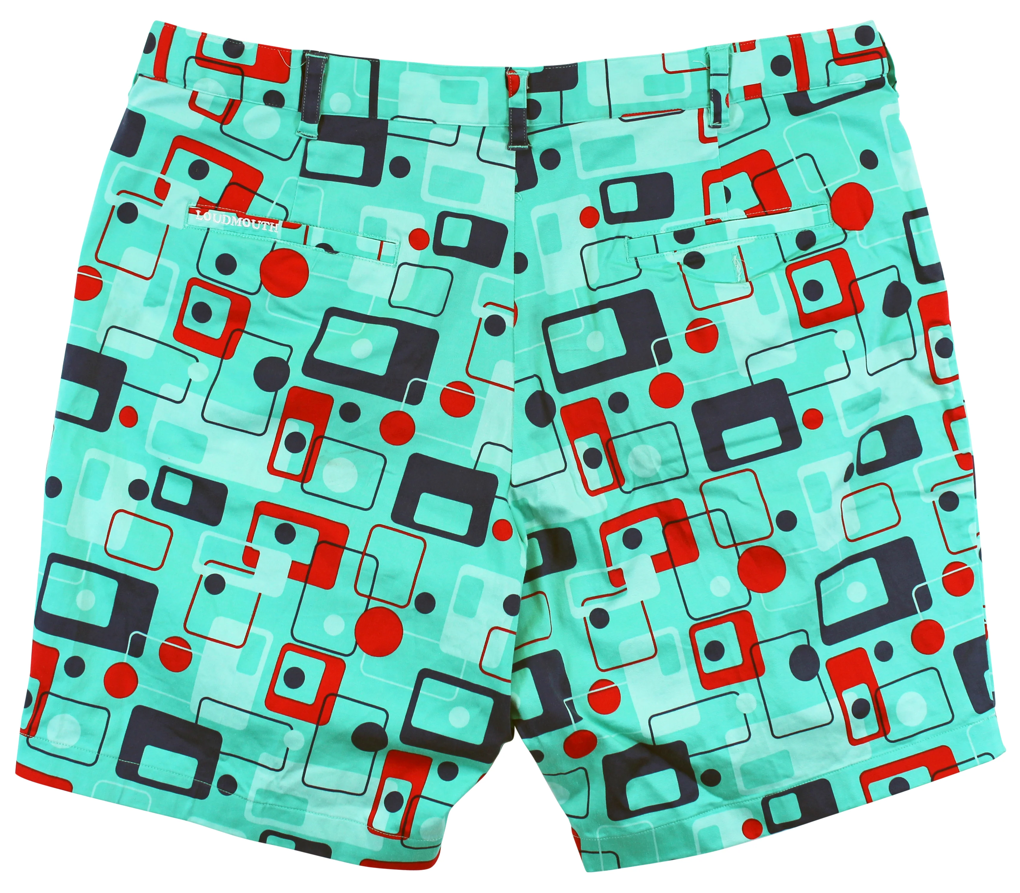 John Daly Authentic Signed Match Worn Teal Loudmouth Golf Shorts BAS #BH00375 - Image 4