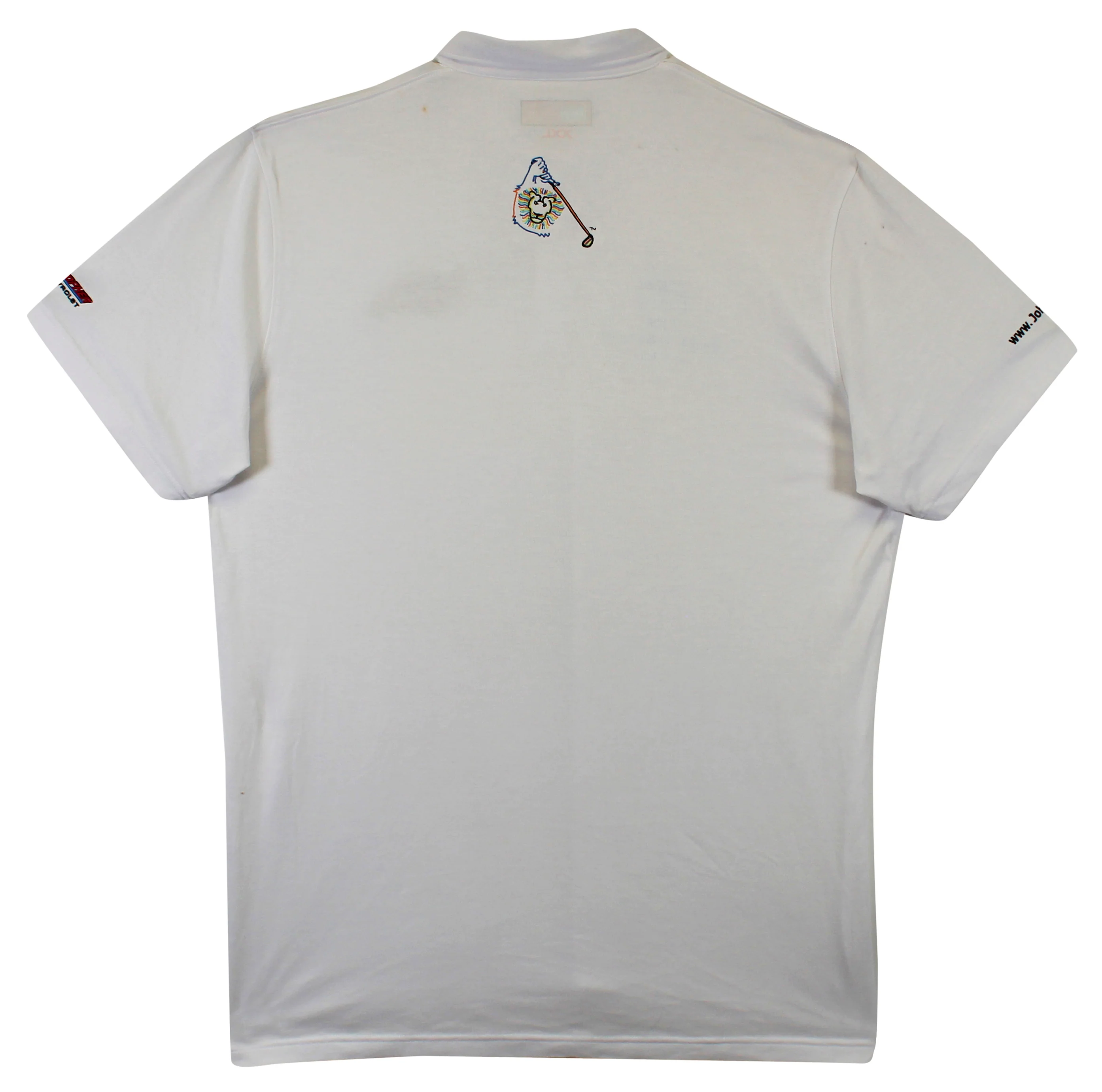 John Daly Authentic Signed Match Worn White Loudmouth Polo Shirt BAS #BK84741 - Image 10