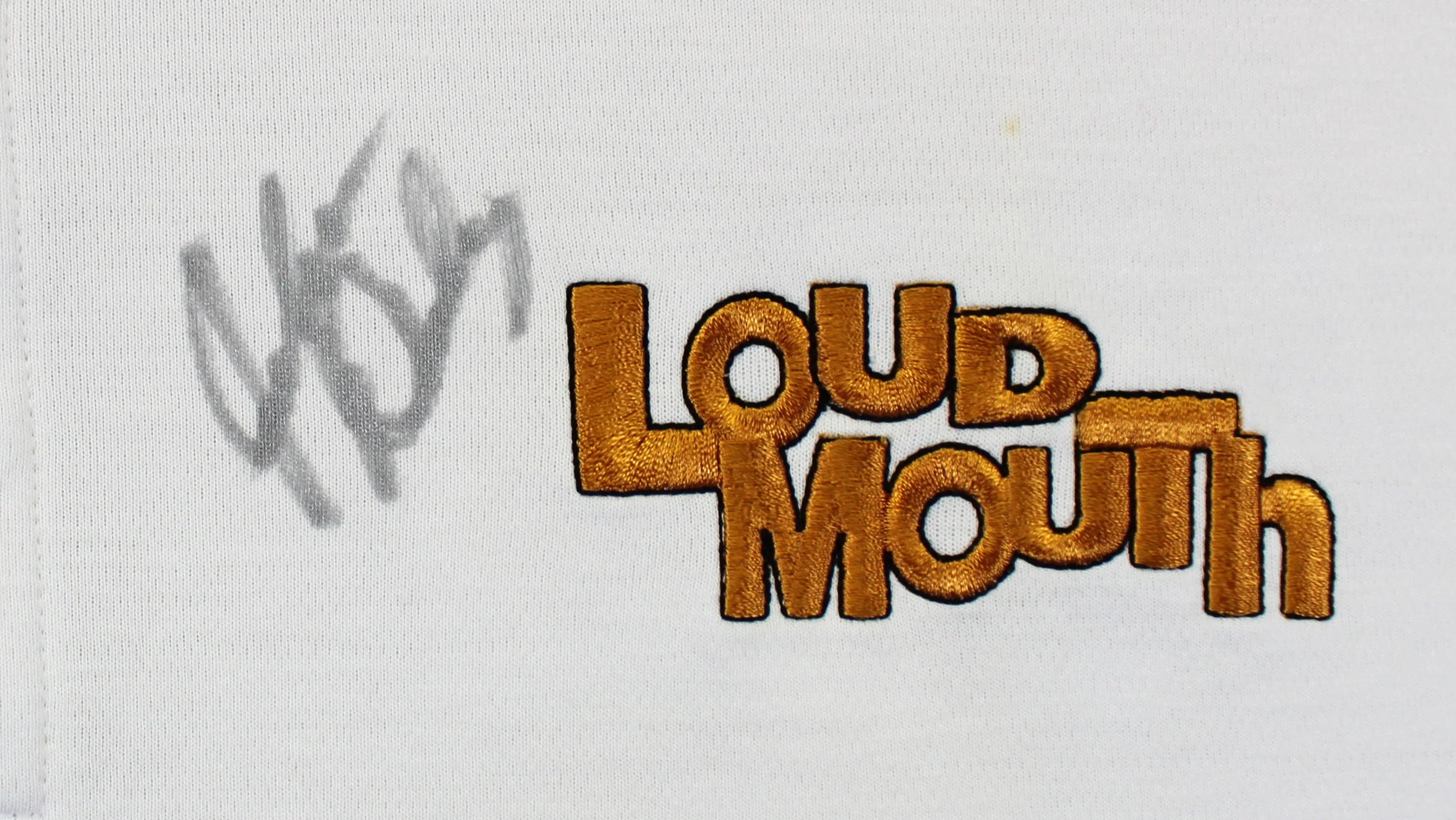 John Daly Authentic Signed Match Worn White Loudmouth Polo Shirt BAS #BK84741 - Image 3